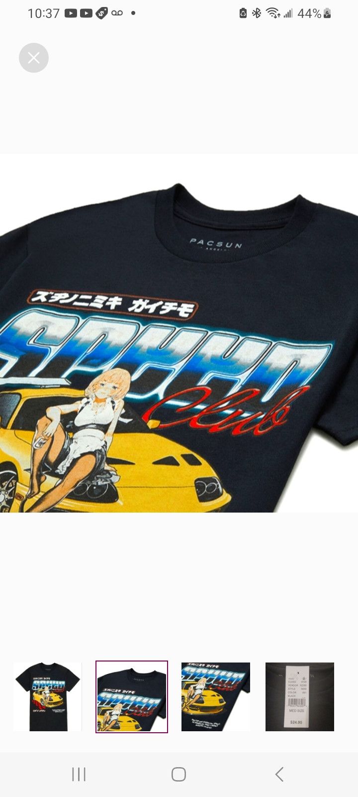 Pacsun PacSun Speed Club T-Shirt Size US M / EU 48-50 / 2 - 2 Thumbnail