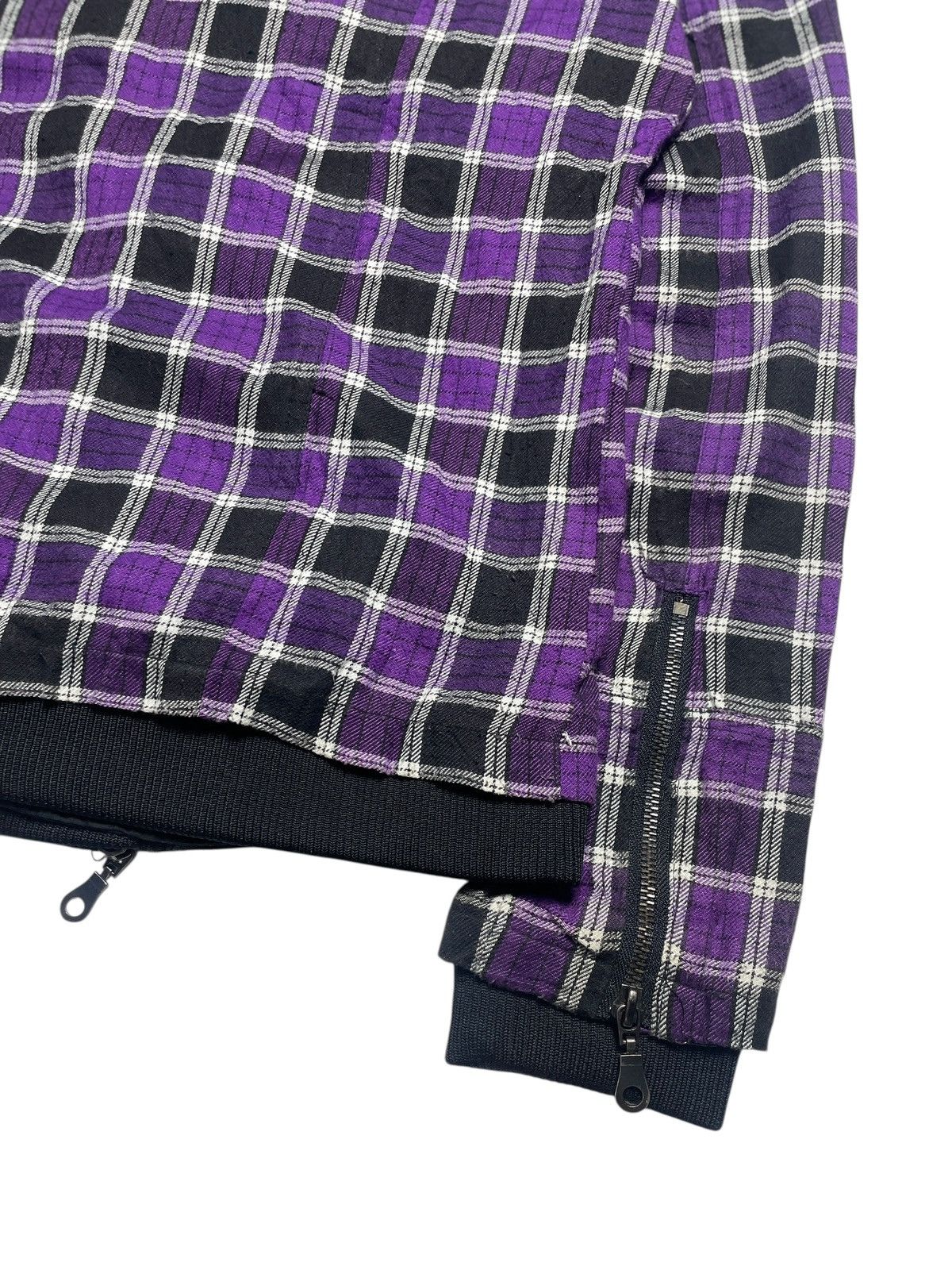 14th Addiction 2000’s In The Attic - Asymmetrical Zip Bikers Style Jacket Size US M / EU 48-50 / 2 - 17 Thumbnail