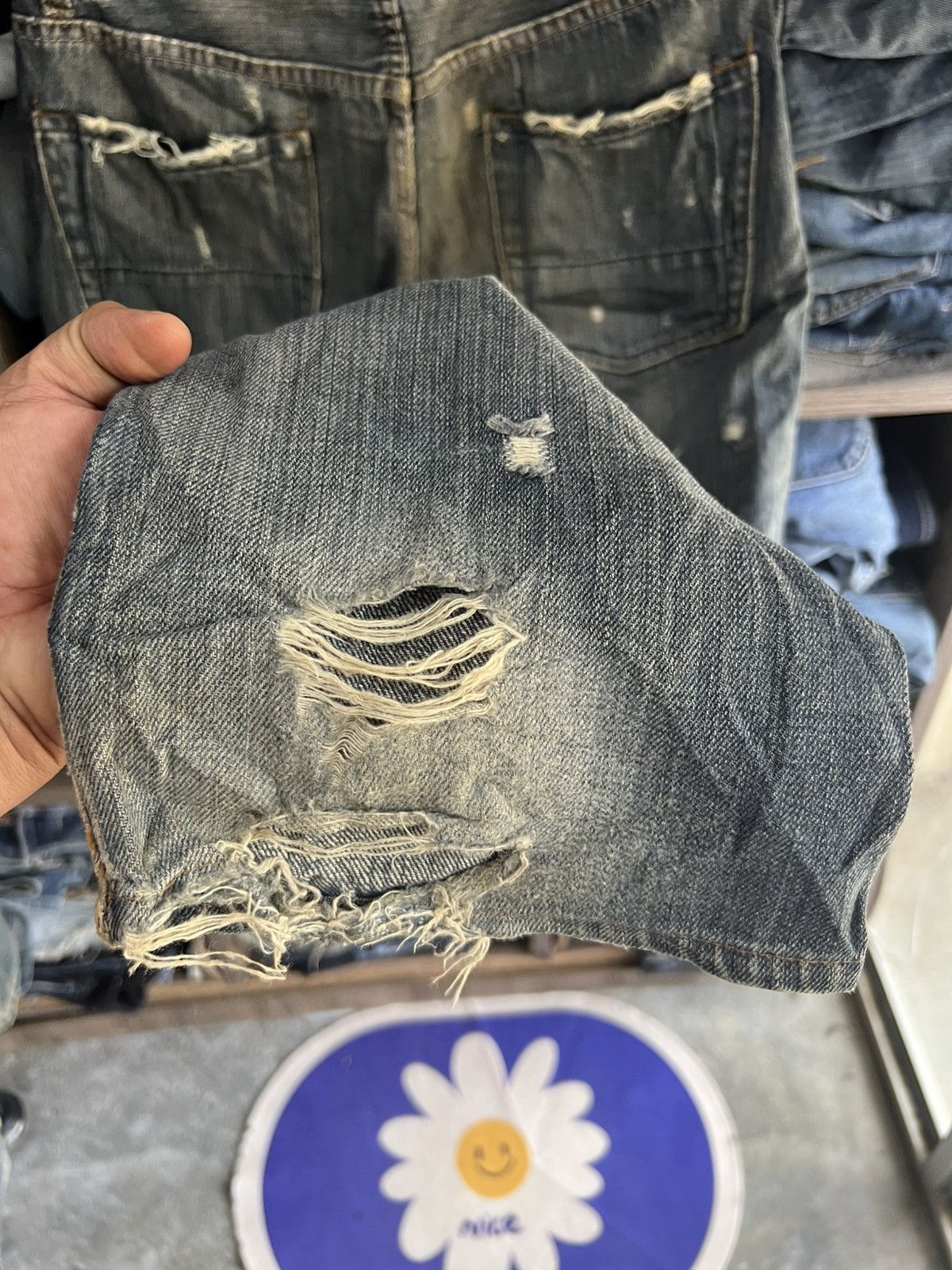 Z Brand 🔥Vintage Z Brand Distressed Denim Size US 31 - 13 Thumbnail