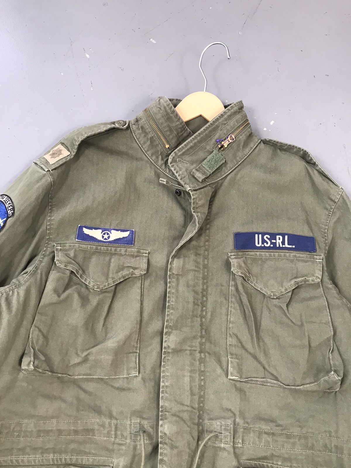 Polo Ralph Lauren × Vintage Ralph Lauren polo four pocket patch work chore jacket Size US L / EU 52-54 / 3 - 4 Thumbnail