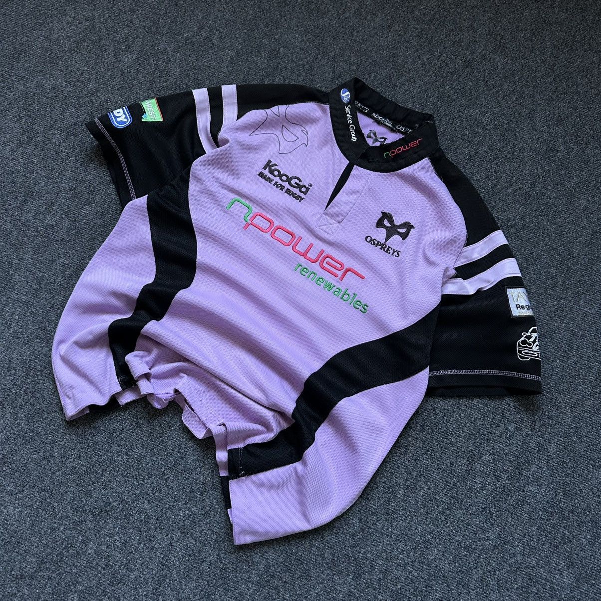 Osprey VTG Ospreys Polo Rugby 2007-08 KooGa Mans Size XL USA Size US XL / EU 56 / 4 - 1 Thumbnail