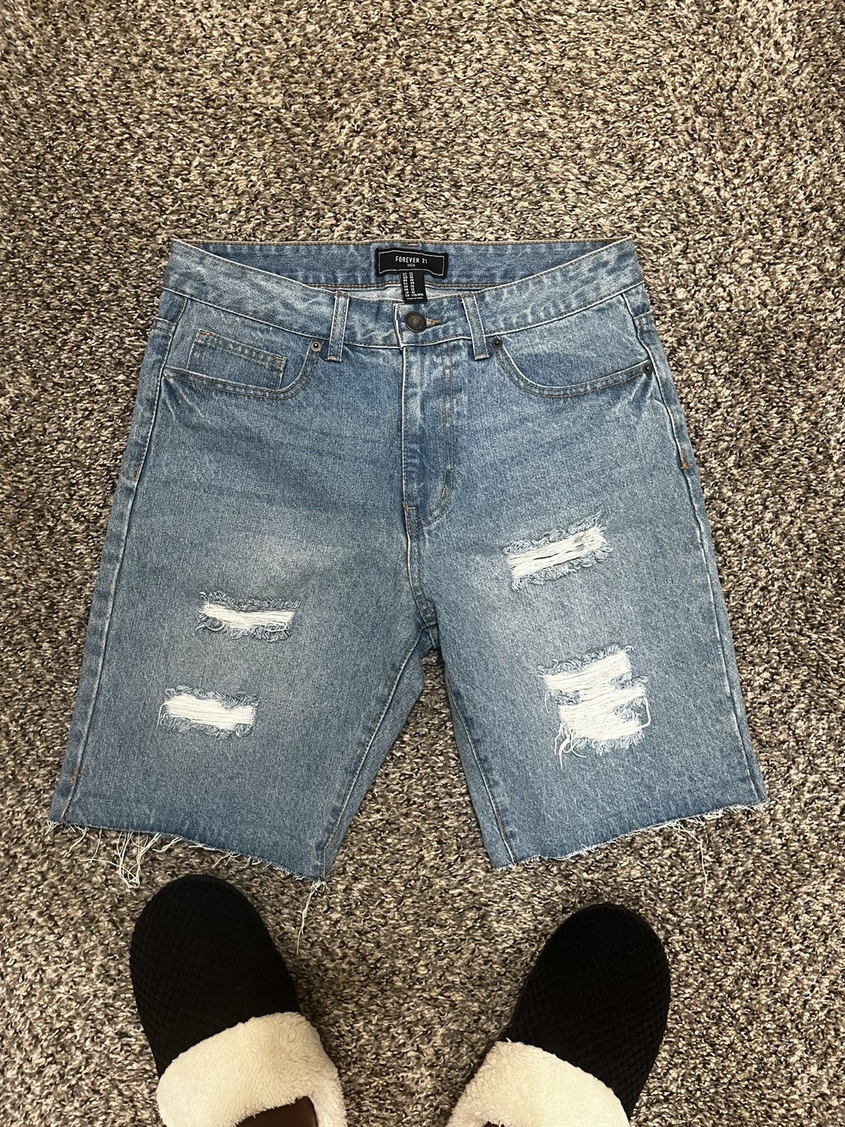 Vintage Vintage Ripped Shorts Size US 32 / EU 48 - 1 Thumbnail