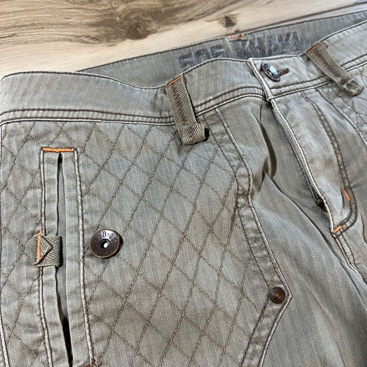 Edwin × Japanese Brand Edwin 505 Khaki Herringbone Cargo Pants Size US 32 / EU 48 - 5 Thumbnail
