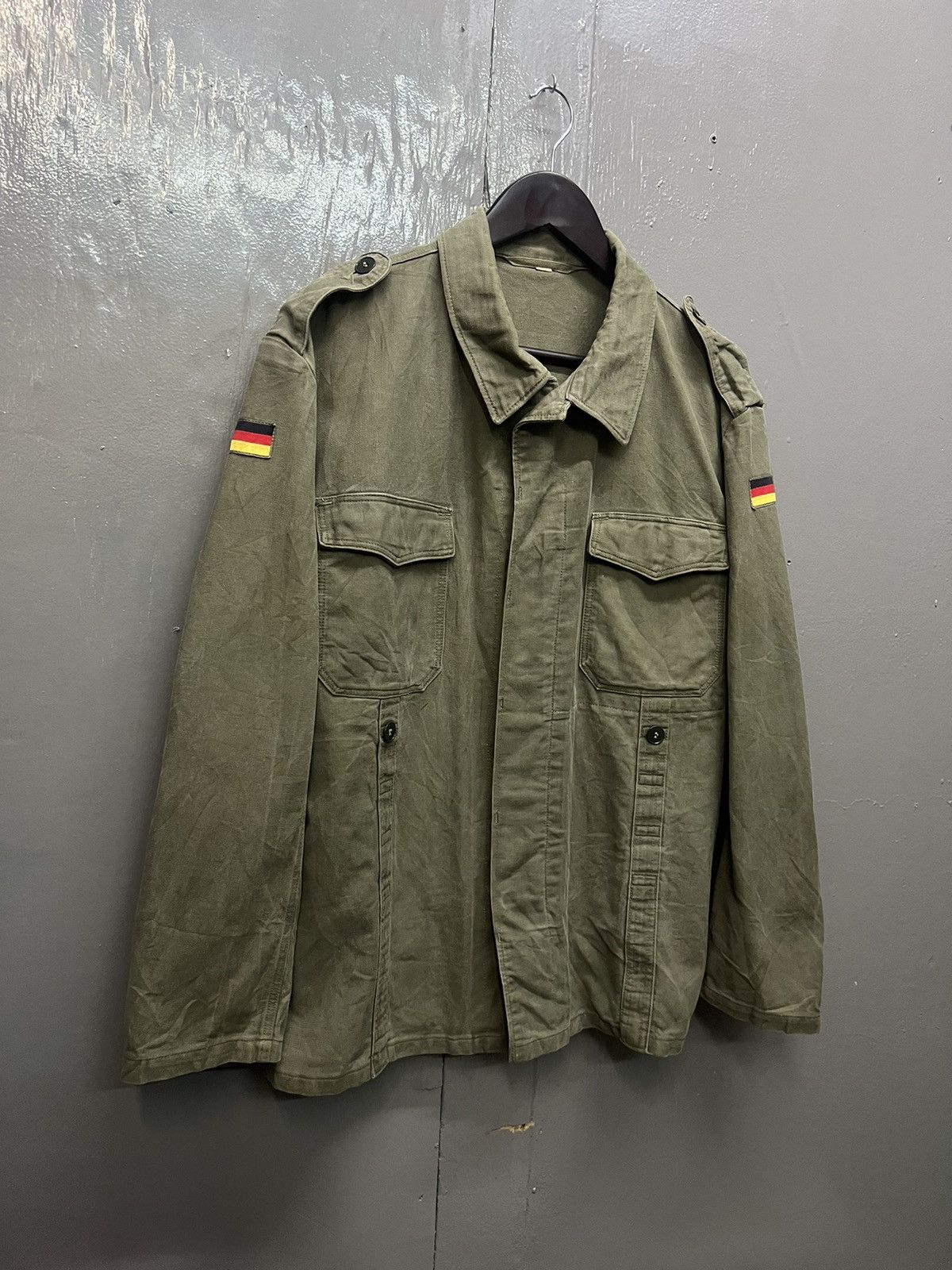Vintage Vintage German Army Jacket Size US L / EU 52-54 / 3 - 3 Thumbnail