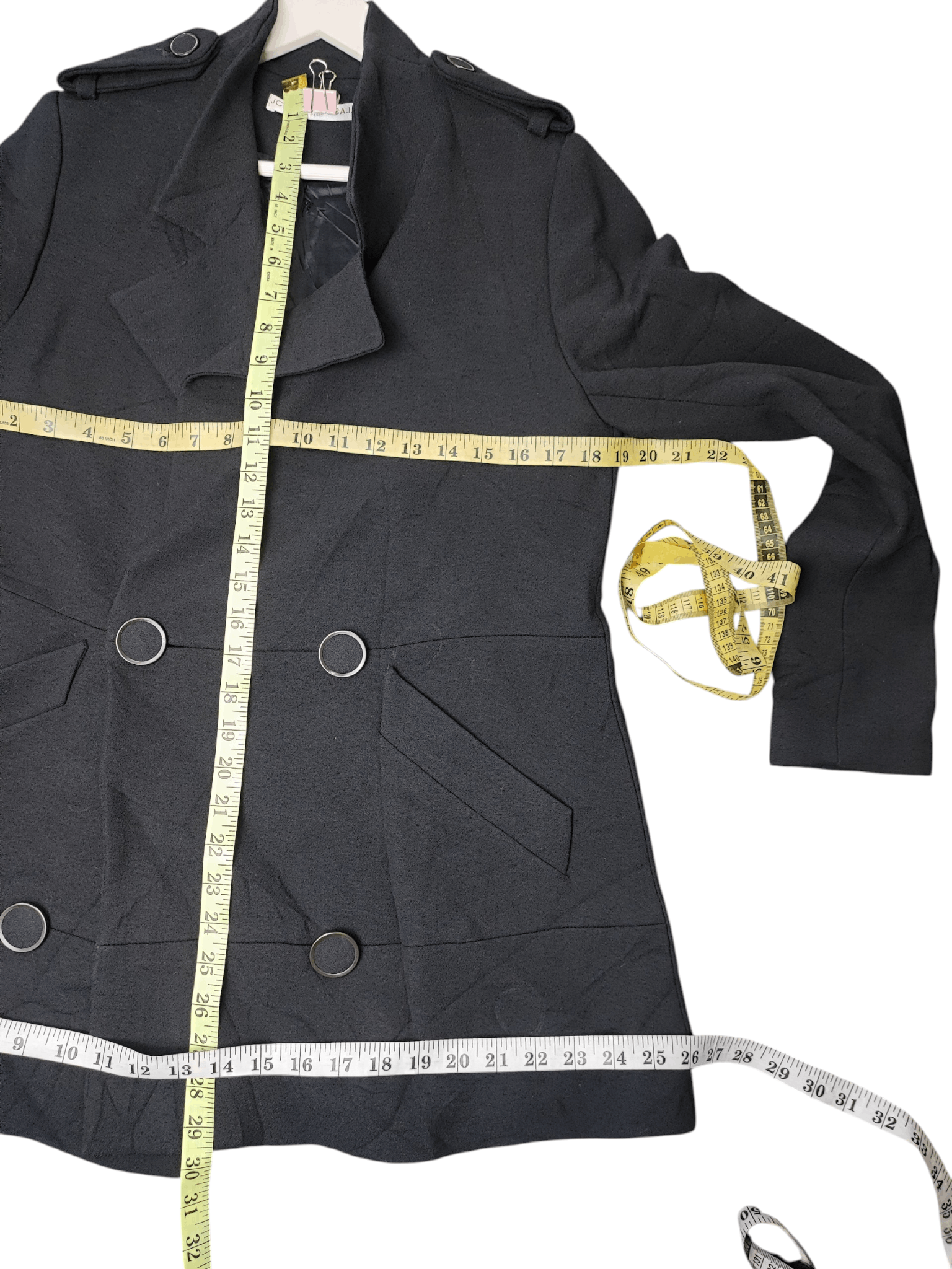 Jean Charles De Castelbajac Castelbajac Archive Pea Coat Double Breasted Military Jacket Size US L / EU 52-54 / 3 - 3 Thumbnail