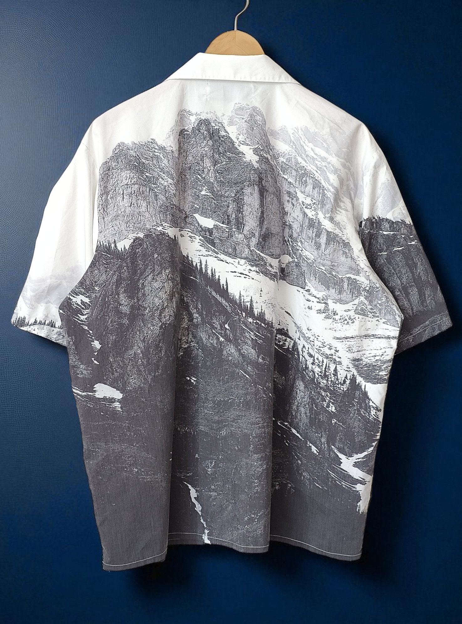 Harsh and Cruel Harsh & Cruel Mountains Full Print Button Up Shirt Size US L / EU 52-54 / 3 - 2 Thumbnail