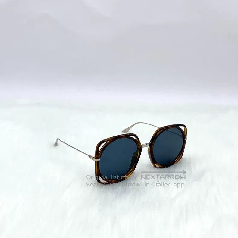 Dior Dior Blue hollow leg design sunglasses Size ONE SIZE - 4 Thumbnail