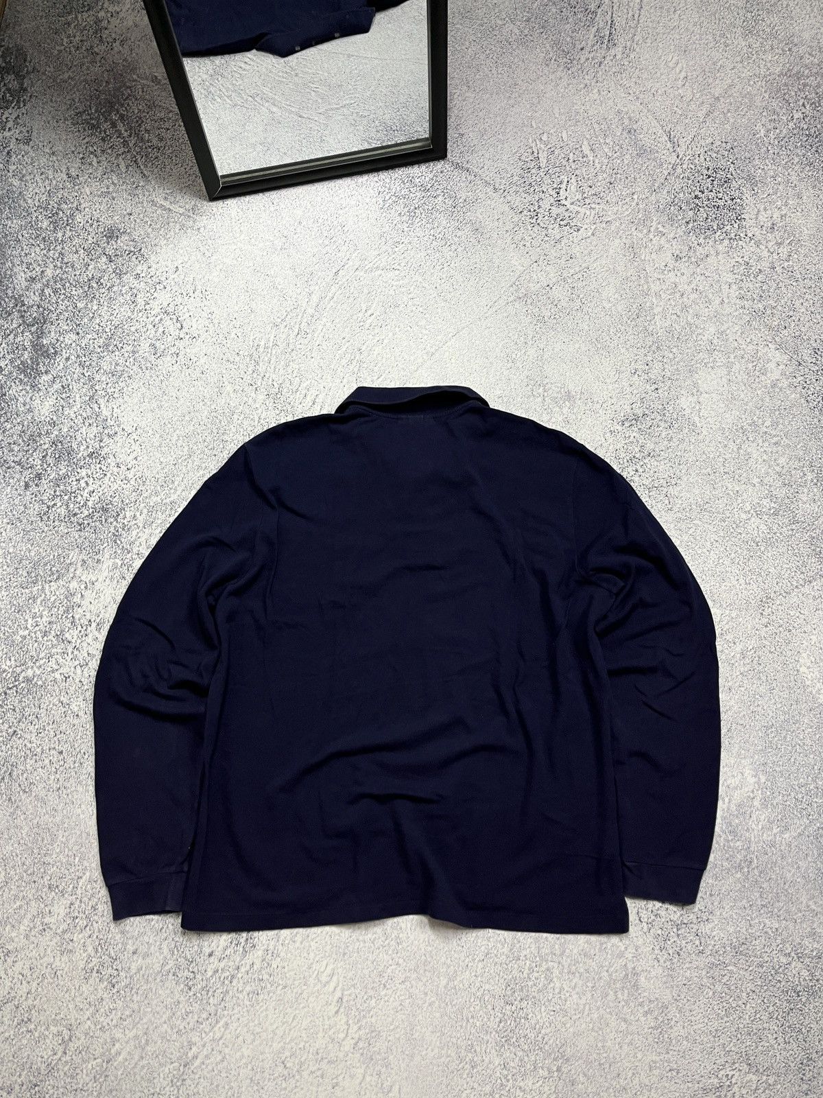 Lacoste × Vintage Lacoste Y2k Longsleeve Rugby Polo Shirt Chief Keef Size US XL / EU 56 / 4 - 12 Thumbnail
