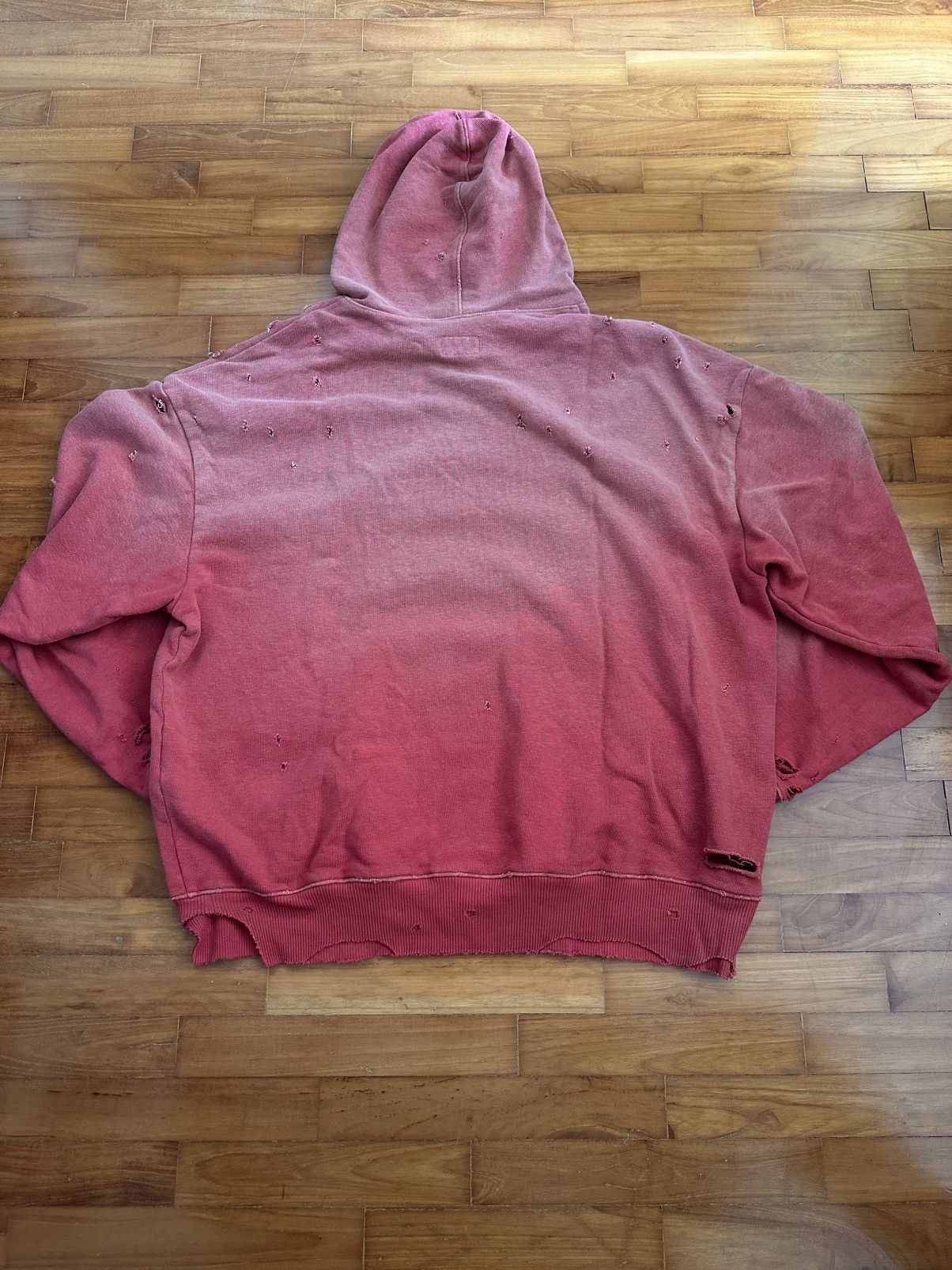 Kapital Kapital SWT Knit Thrilled Damaged Hoodie Studs Size US XL / EU 56 / 4 - 2 Thumbnail