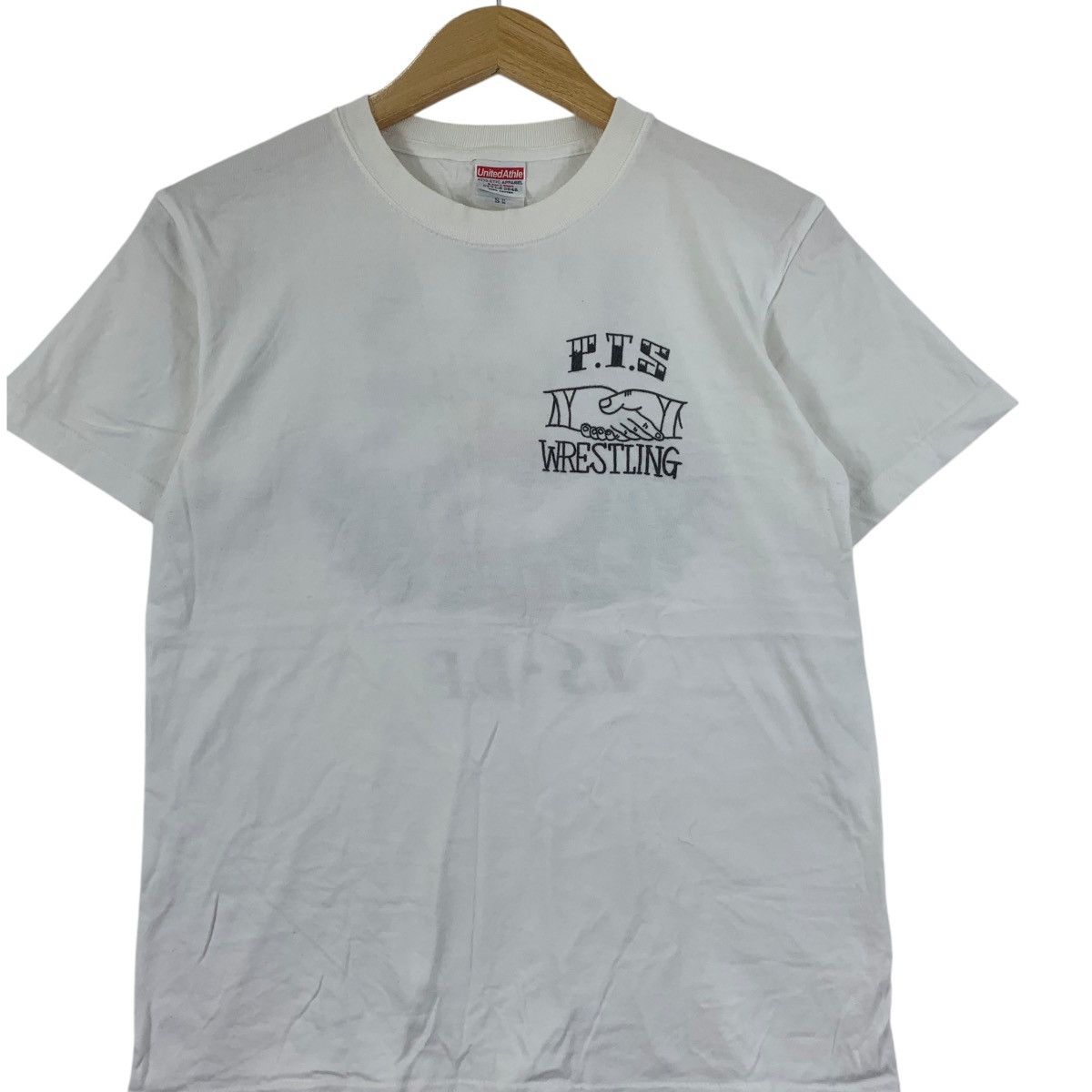 Vintage P.T.S WRESTLING J.S-D.F Illustration Artist Art Tee Shirt Size US S / EU 44-46 / 1 - 3 Thumbnail