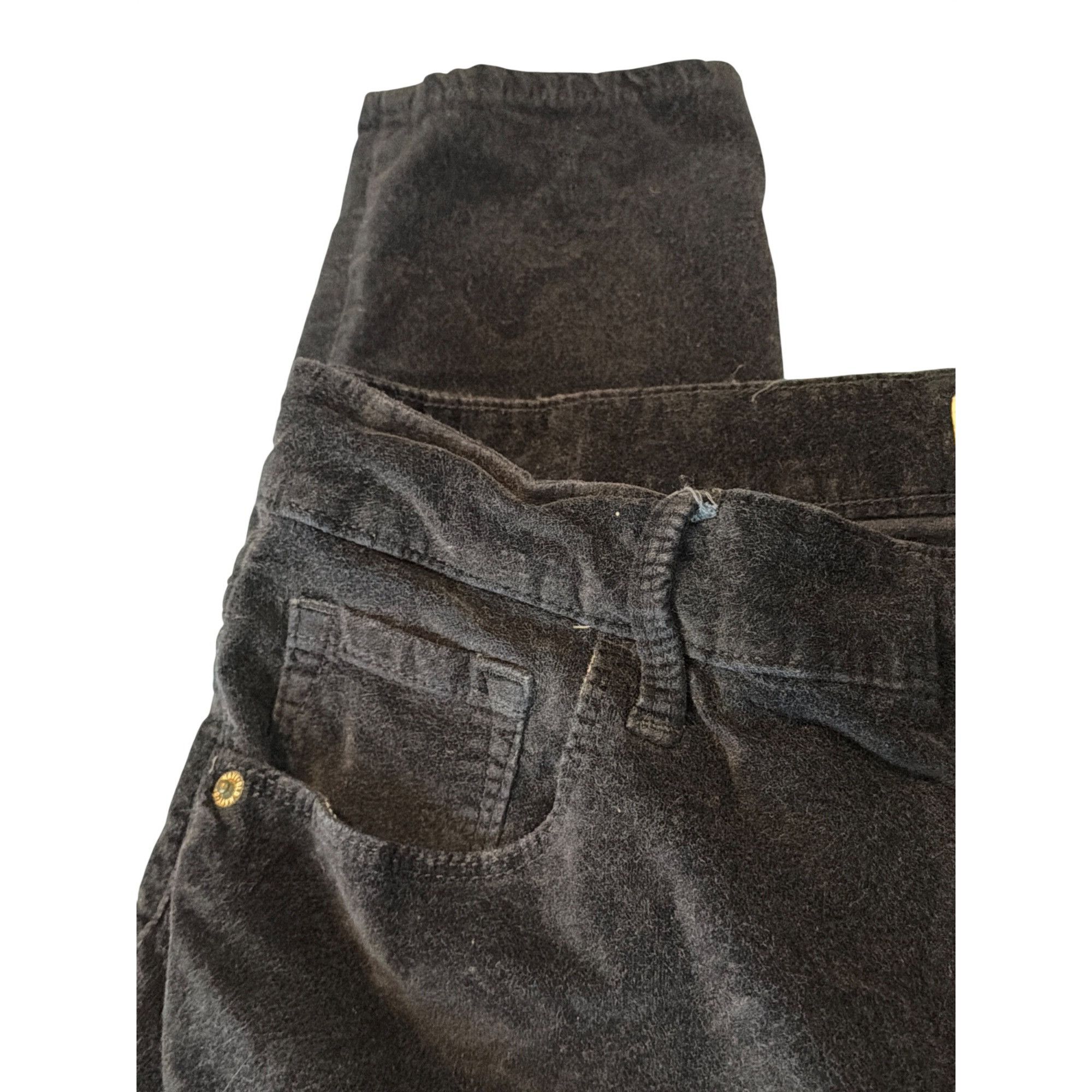 Old Navy Old Navy Rockstar Super Skinny High Rise Velvet Jeans Navy B Size 34" / US 12 / IT 48 - 2 Thumbnail
