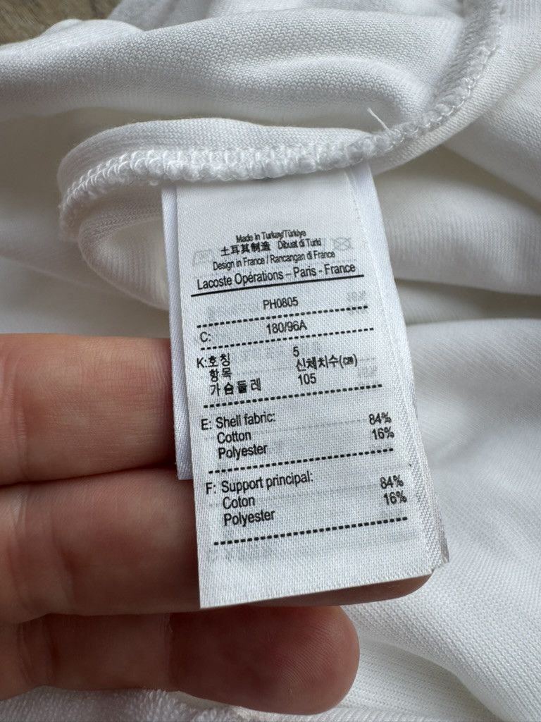 Lacoste Lacoste Terry Polo Size US L / EU 52-54 / 3 - 6 Thumbnail