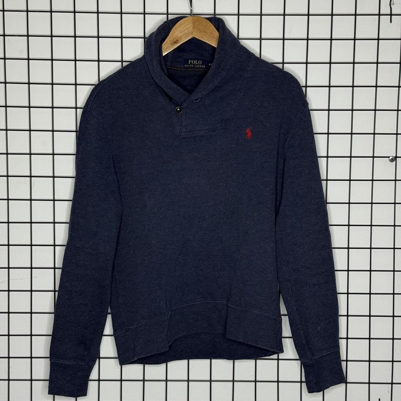 Polo Ralph Lauren Ralph Lauren Polo Navy Blue Turtleneck Sweatshirt Size US S / EU 44-46 / 1 - 1 Thumbnail