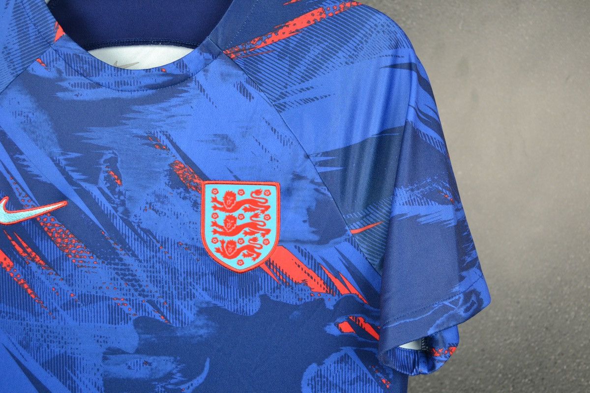 Nike England Nike training football soccer jersey blue Size US S / EU 44-46 / 1 - 5 Thumbnail