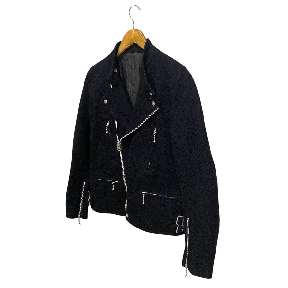 Designer × Japanese Brand Rope J consection motocyle wool jacket Size US M / EU 48-50 / 2 - 3 Thumbnail