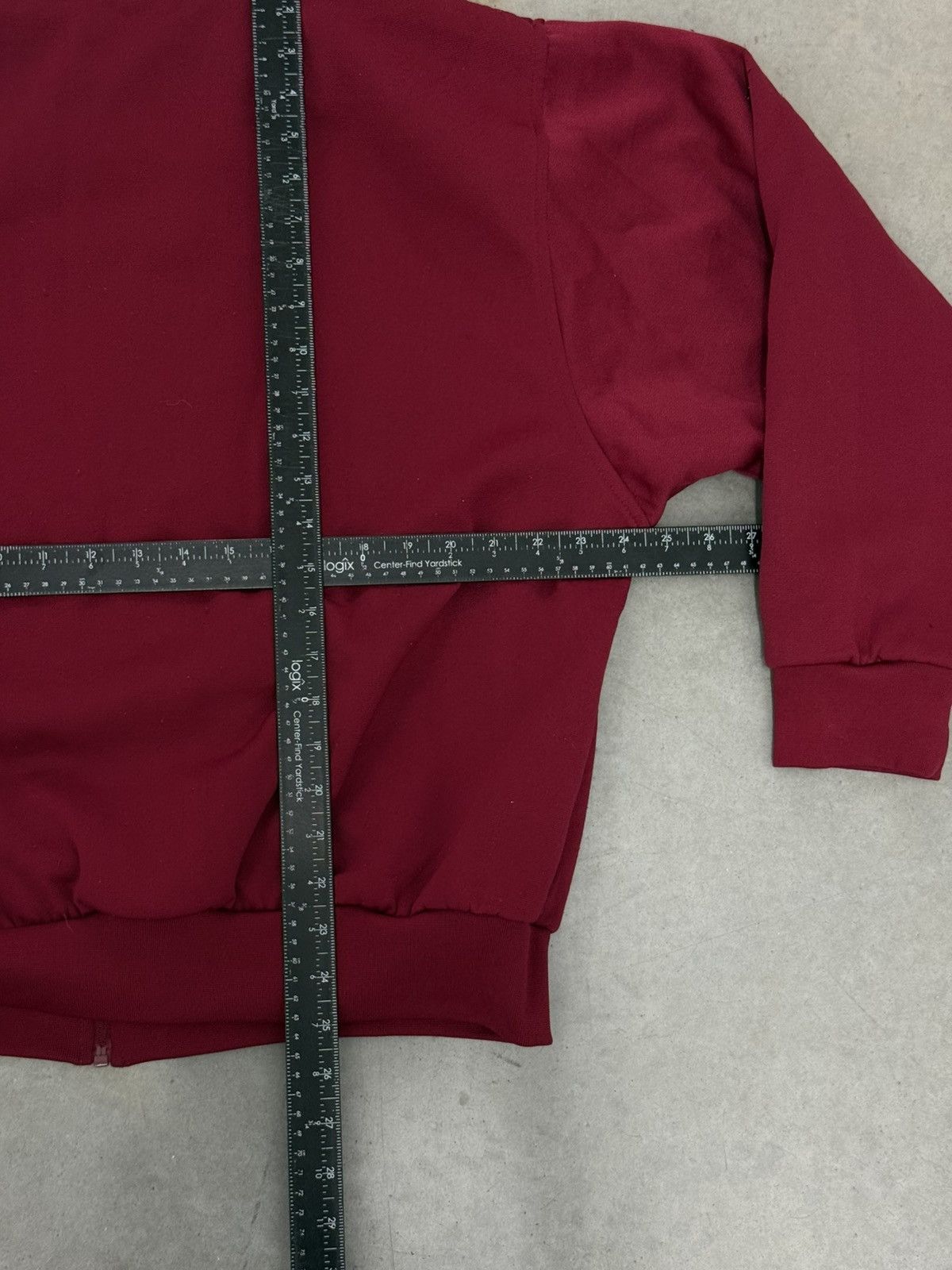 Japanese Brand Pluma Burgundy Thermal Waffle Lined Vintage Full Zip Hoodie Size US XL / EU 56 / 4 - 4 Thumbnail