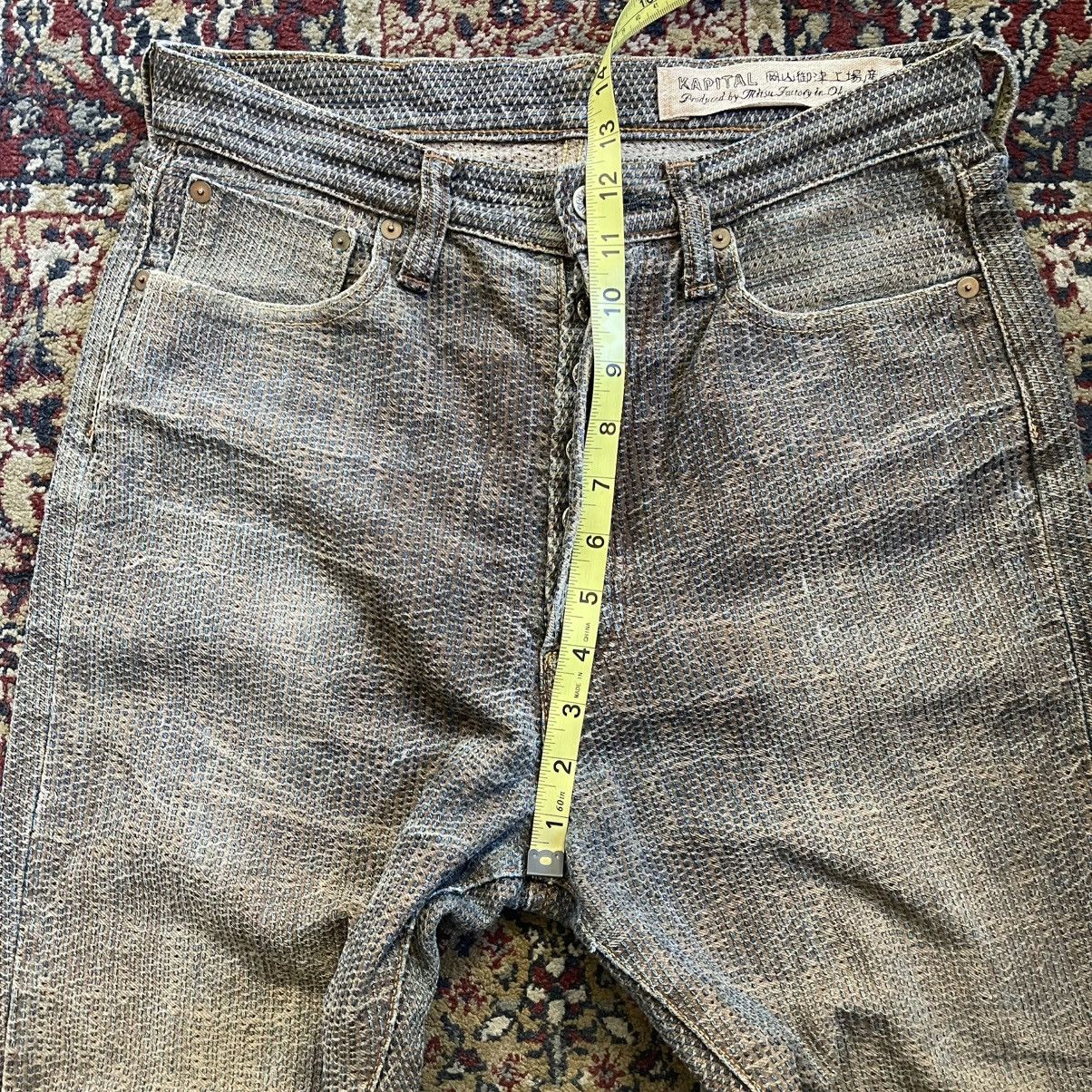 Kapital Kapital Century Denim Jeans Sashiko Persimmon size 30 Size US 30 / EU 46 - 18 Thumbnail