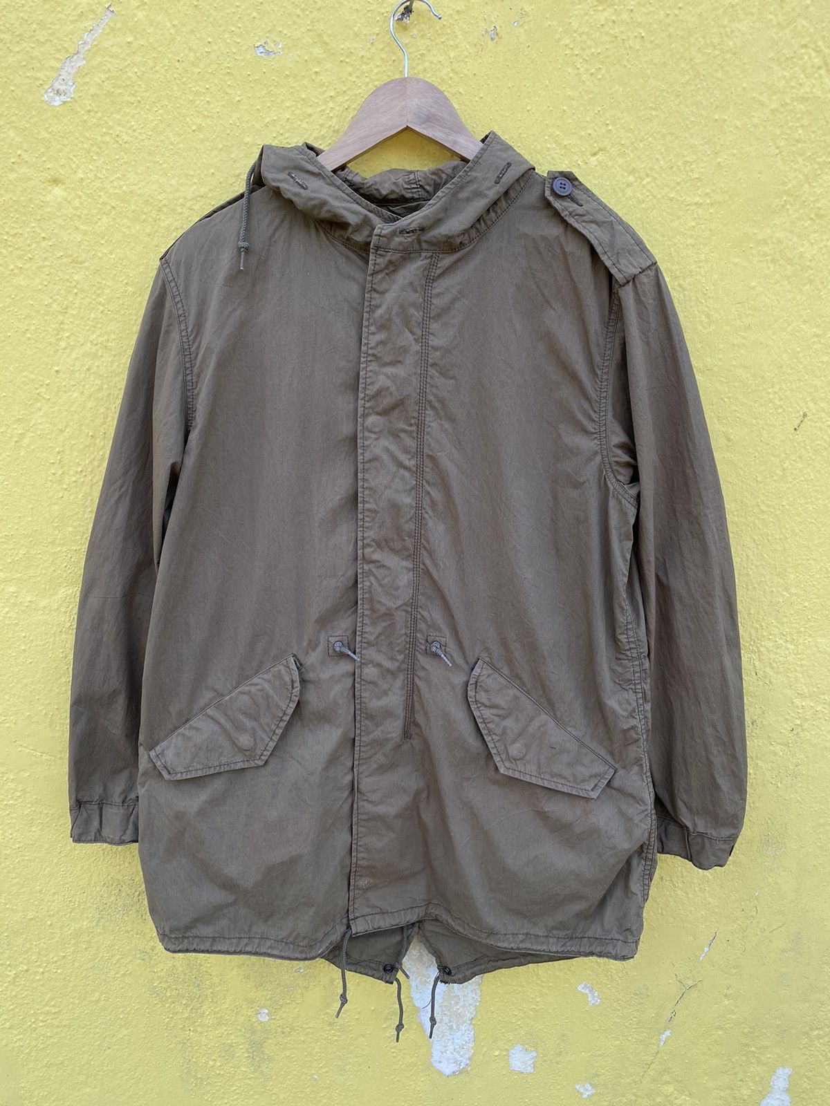 Alpha Industries × Vintage Vintage Alpha industrial parka fishtail jacket Size US L / EU 52-54 / 3 - 4 Thumbnail