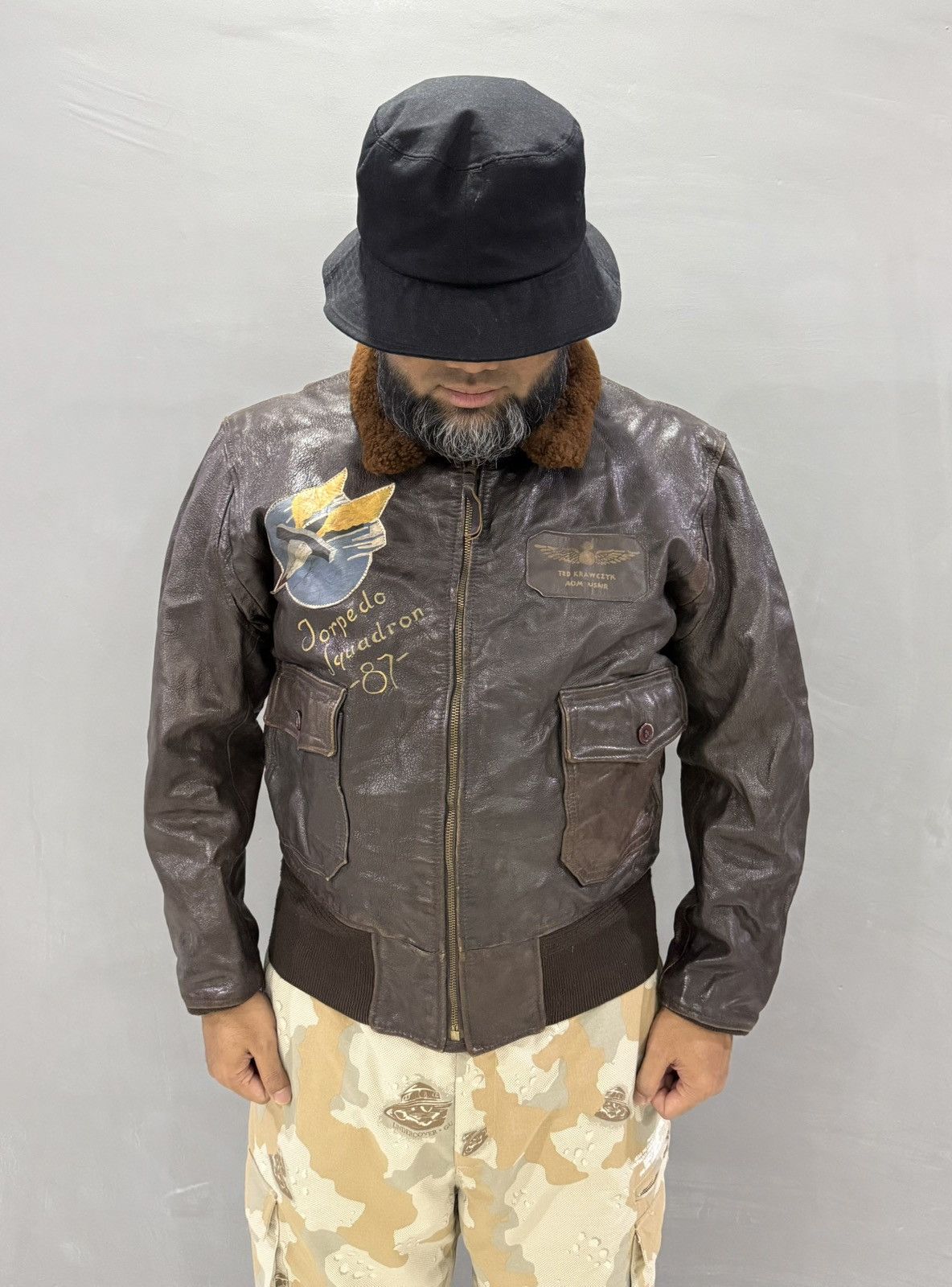 Avirex × Vintage vintage 1990s Avirex flight jacket limited version Size US XS / EU 42 / 0 - 14 Thumbnail