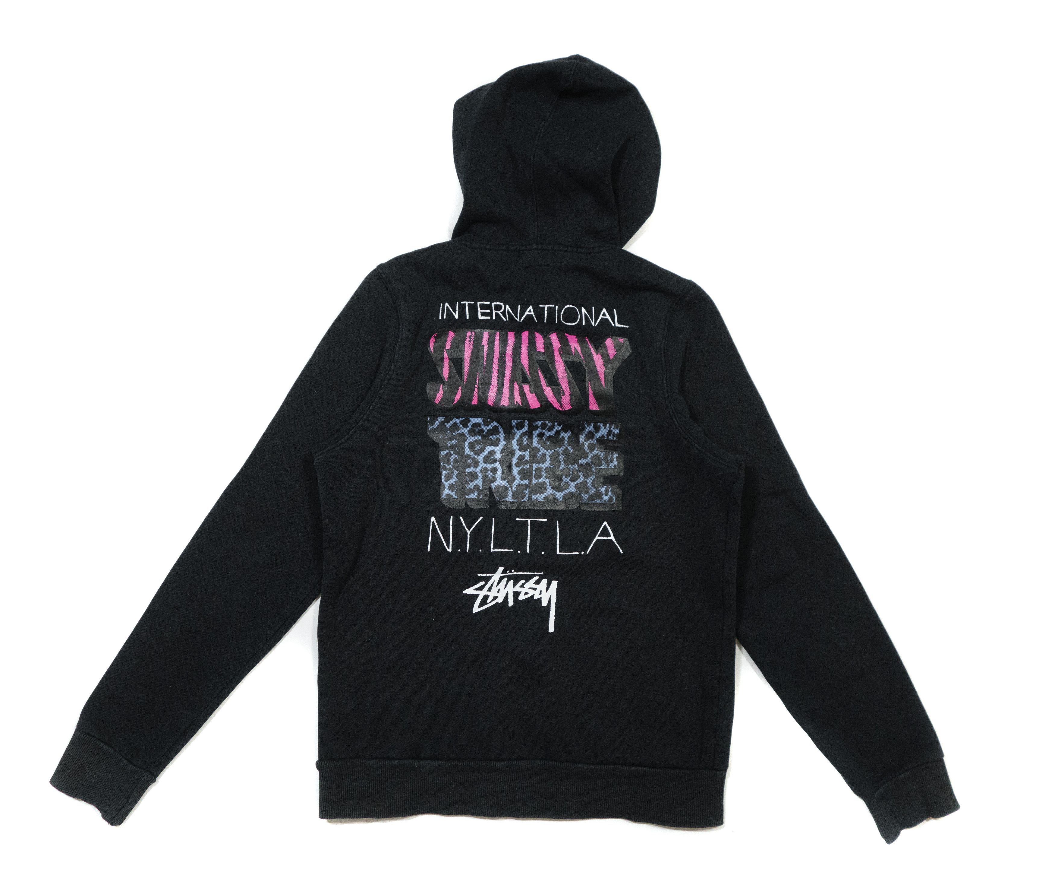 Stussy Y2K International Logo Tribe Hoodie Leopard Vintage Zip Size S / US 4 / IT 40 - 1 Thumbnail