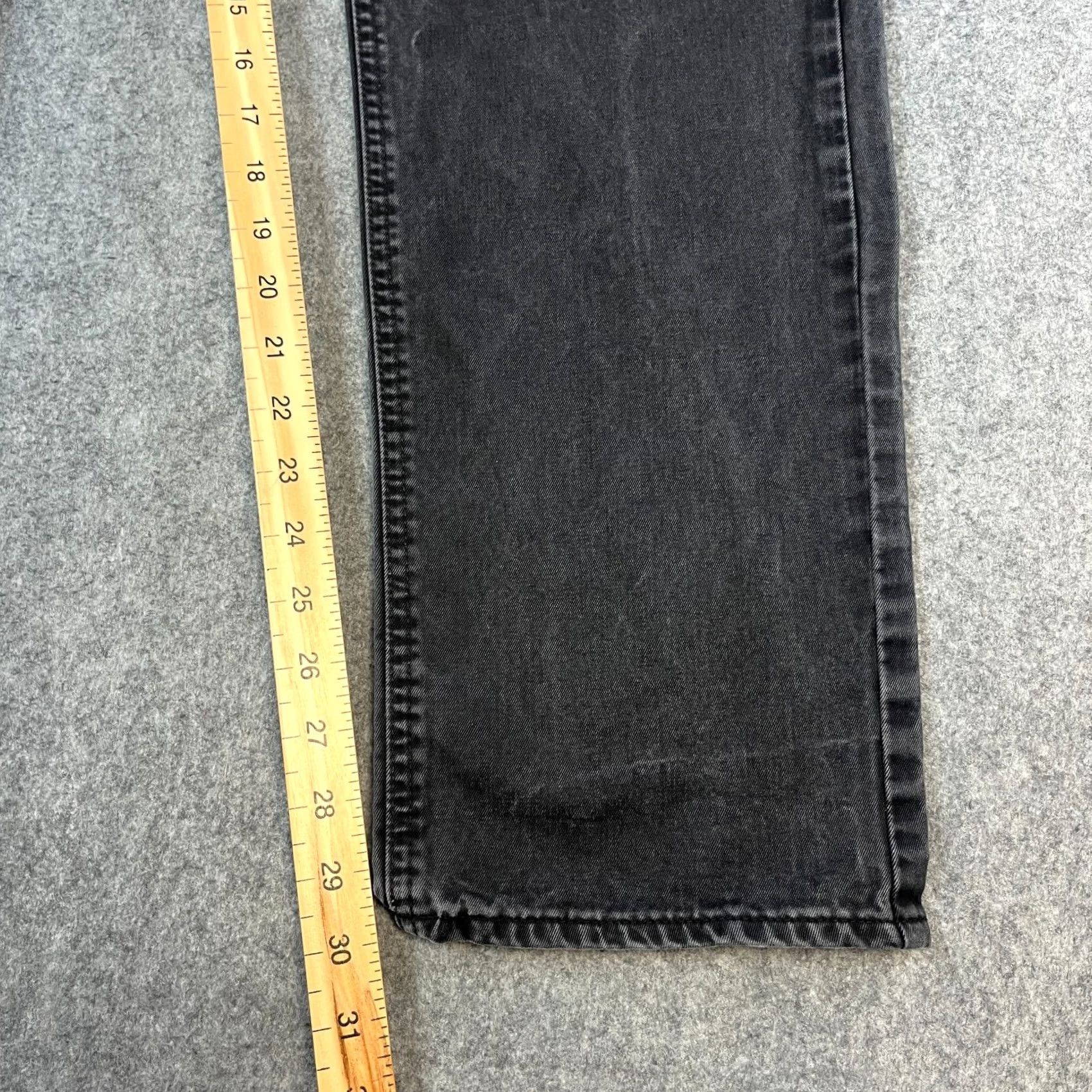 Vintage VINTAGE Armani Jeans Jeans Regular 31 32 Dark Grey Armani Jeans Mens Straight 5-Pocket Denim Jeans Size US 31 - 4 Thumbnail