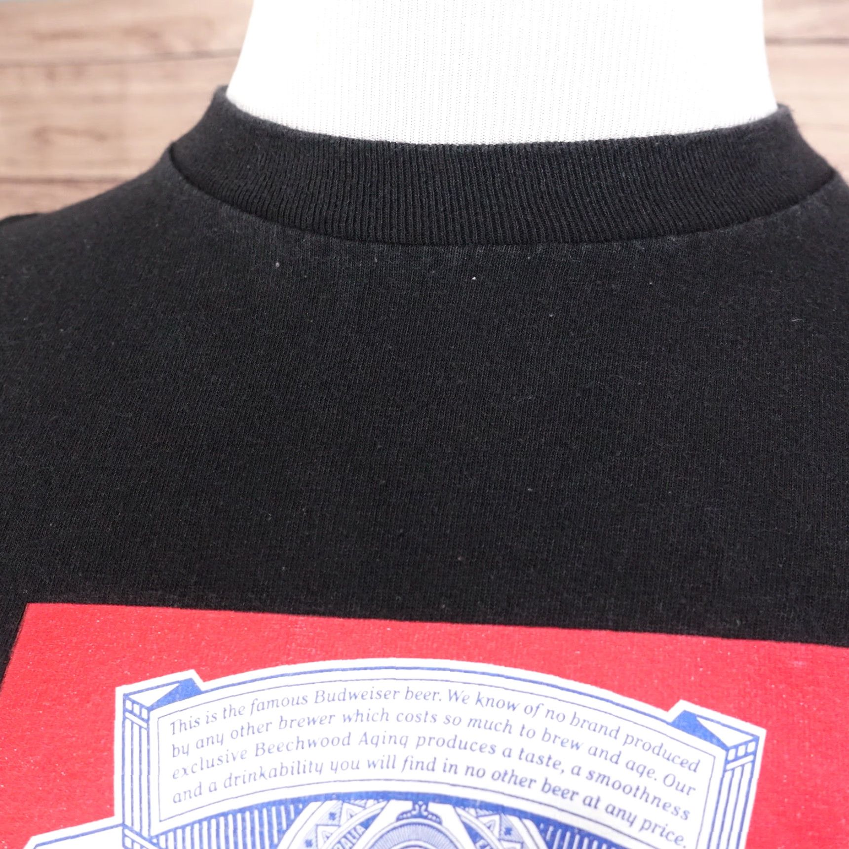 Huf HUF Budweiser Collab Streetwear Long Sleeve T-Shirt Black Medium Unisex Adults Size US M / EU 48-50 / 2 - 7 Thumbnail