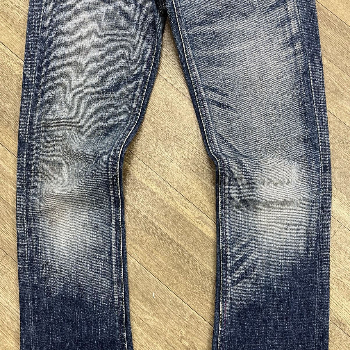 Japanese Brand 2000s Sly Japan Clawmark Distressed Punk Bootcut Flare Jeans Size US 26 / EU 42 - 6 Thumbnail