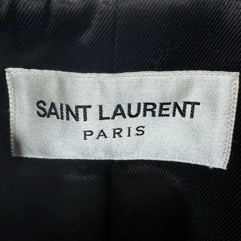 Yves Saint Laurent YSL Black Leather Jacket- Size US XS / EU 42 / 0 - 3 Thumbnail