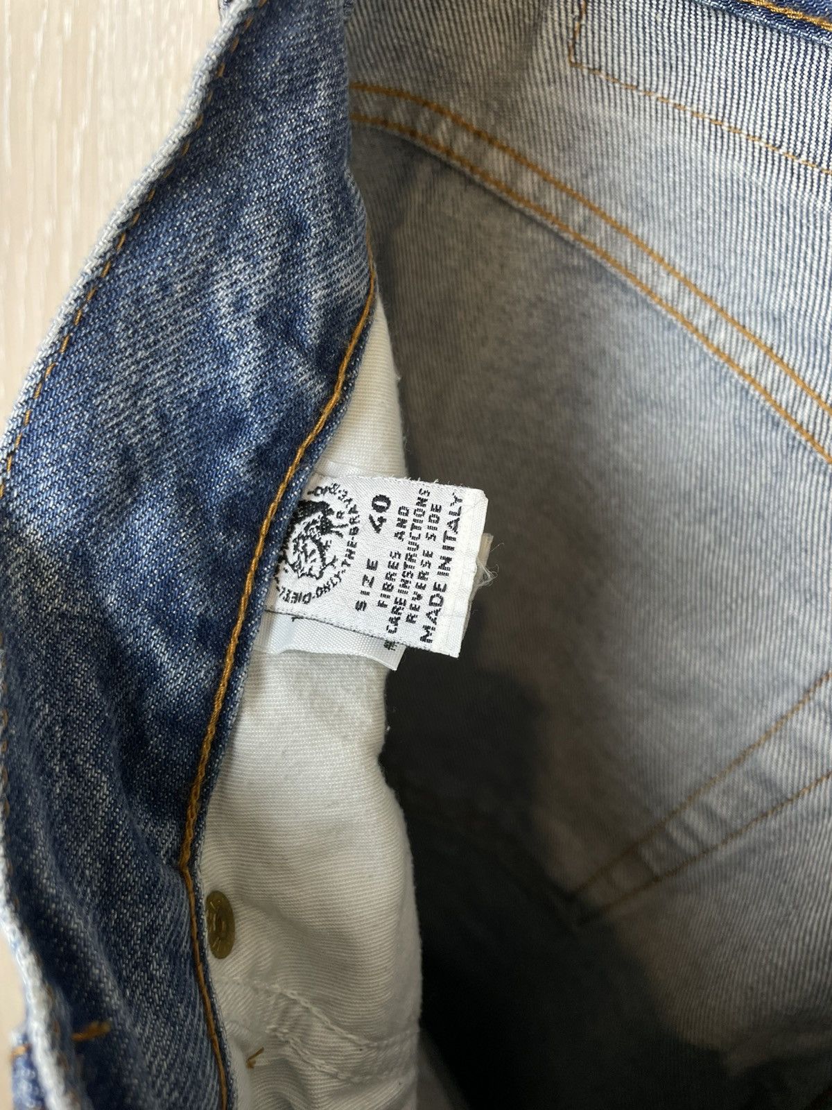 Diesel Diesel Vintage Blue Denim Jeans Men's 36 Made In Italy Y2k Size US 40 / EU 56 - 10 Thumbnail