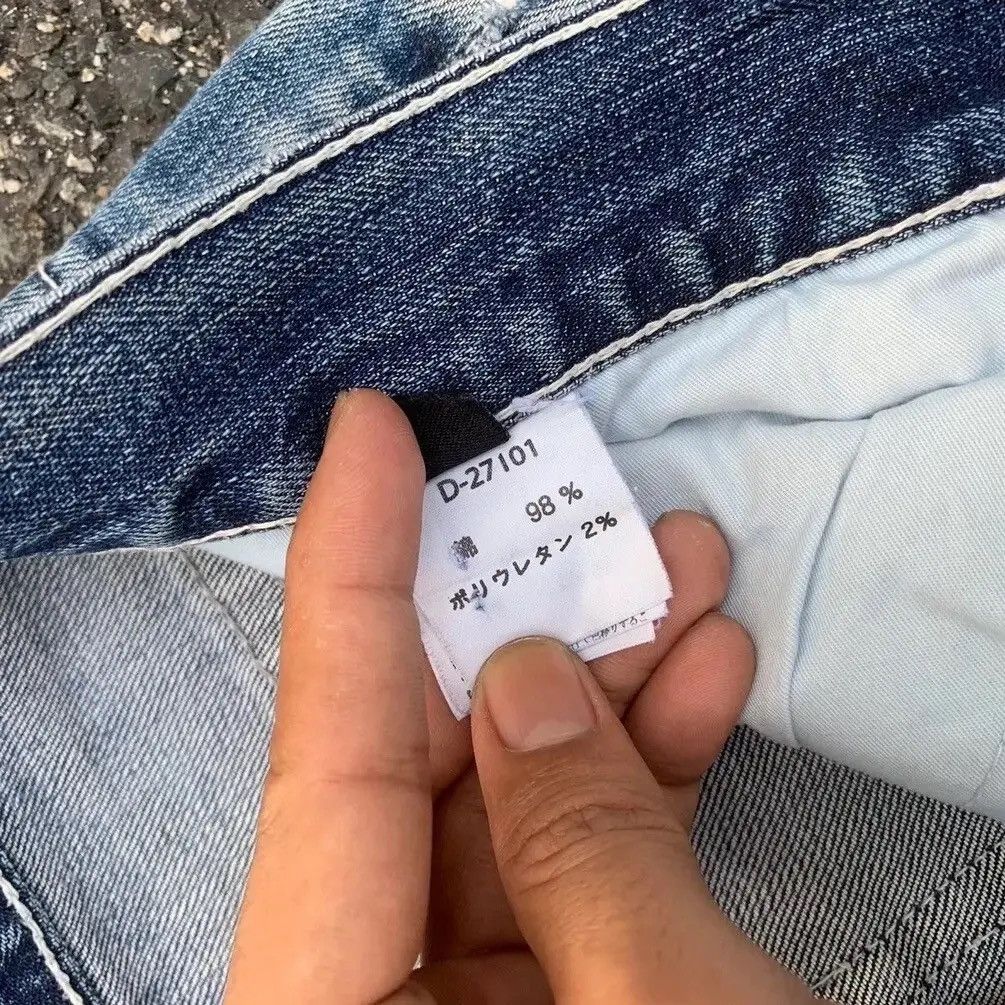 Tornado Mart SUN FADED SKULLS DISTRESSED DENIM TROUSERS BE AMBITION JEANS Size US 32 / EU 48 - 13 Thumbnail