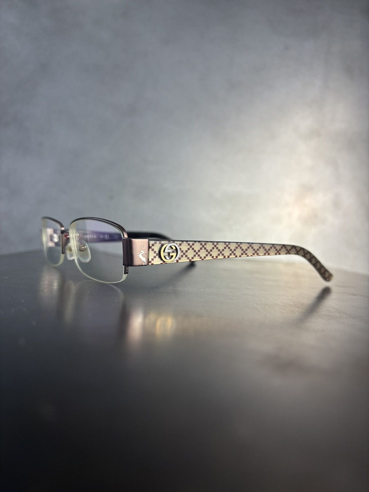 Gucci 2000s Gucci Glasses Vintage Monogram Frames GG 2903 Y2K Size ONE SIZE - 2 Thumbnail