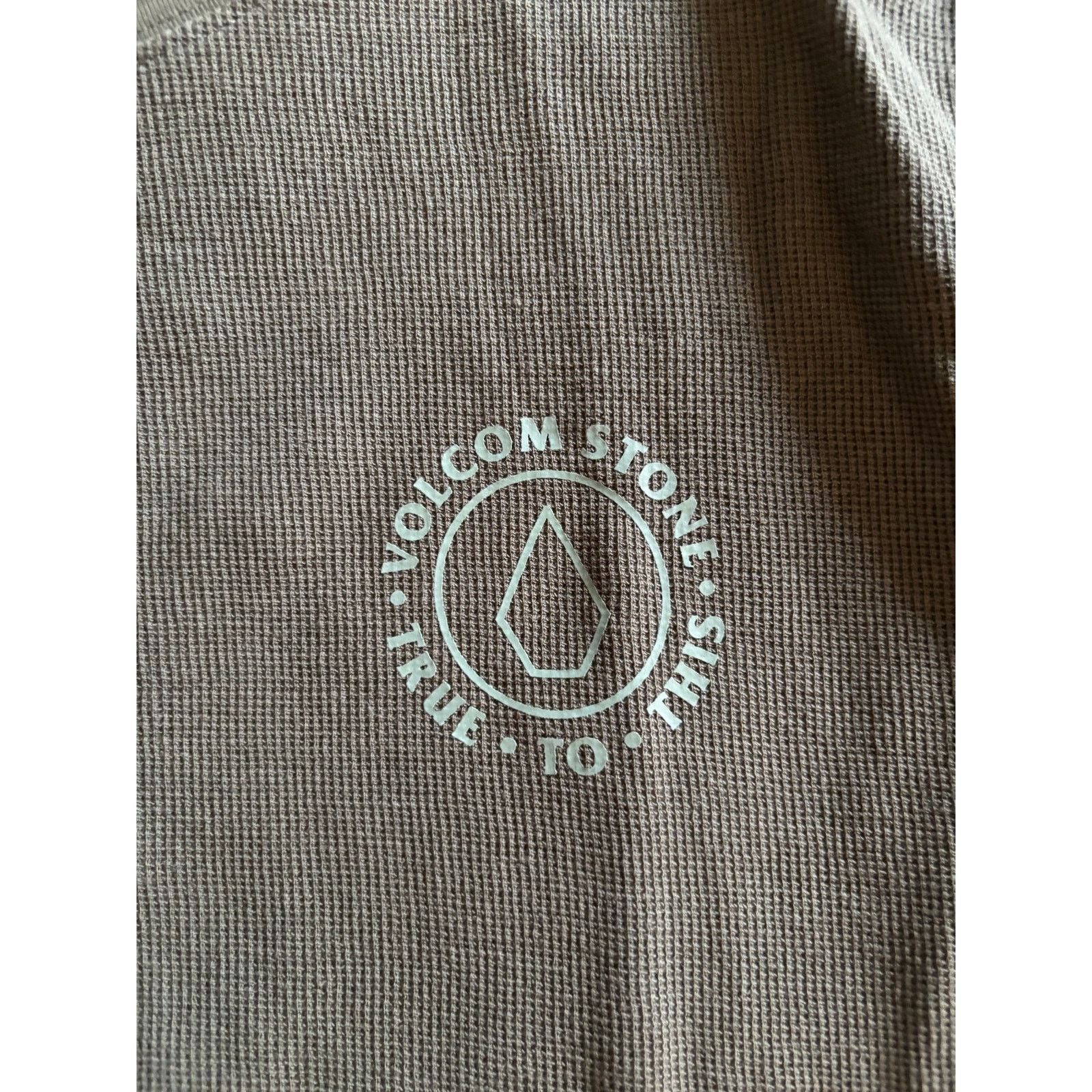 Volcom Volcom Olive Green Ribbed Long Sleeve Shirt Thermal Size US L / EU 52-54 / 3 - 3 Thumbnail