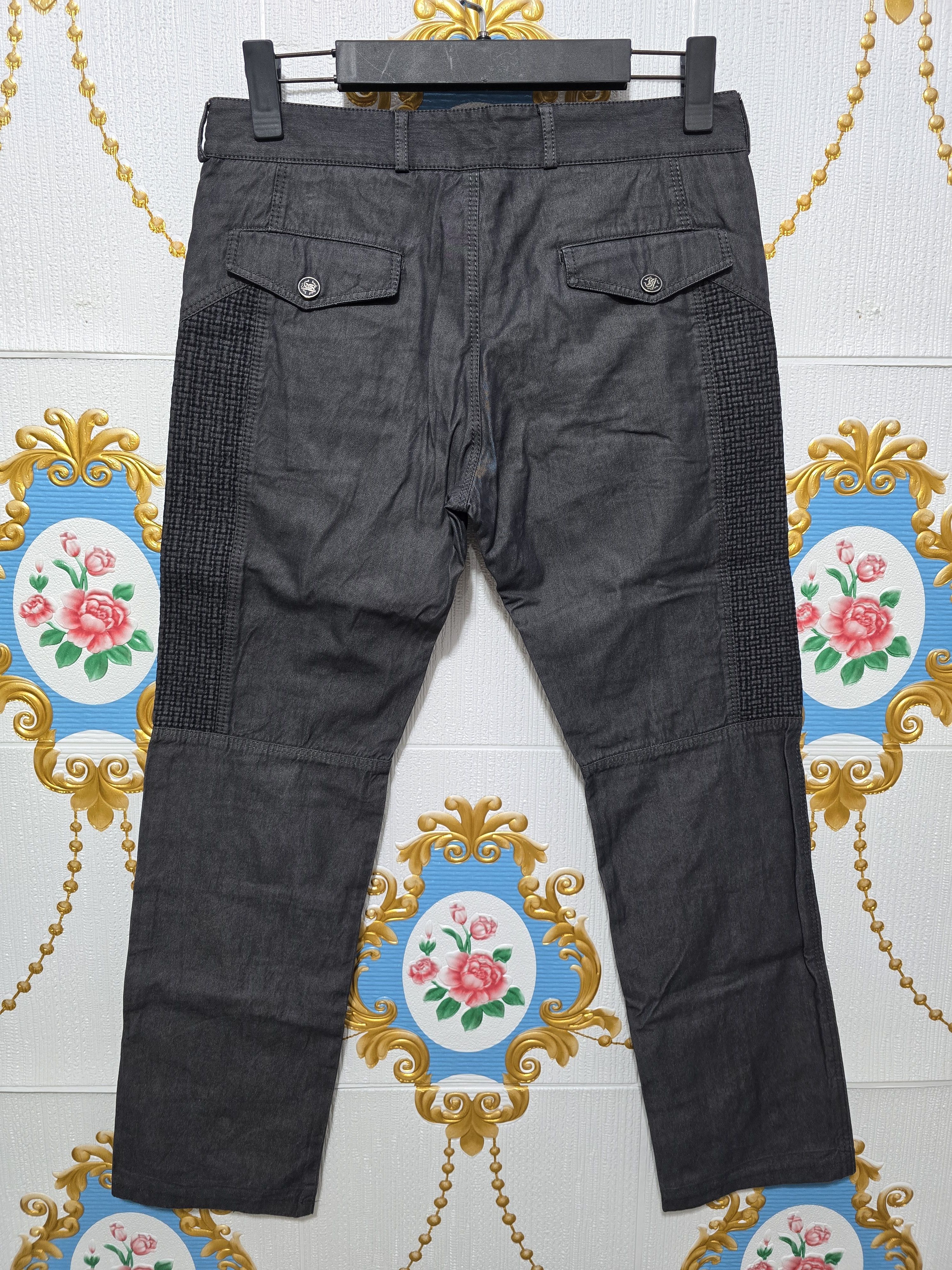 Roberto Cavalli ROBERTO CAVALLI biker pants. vintage 2000' , EXCELLENT COND. Size US 32 / EU 48 - 7 Thumbnail