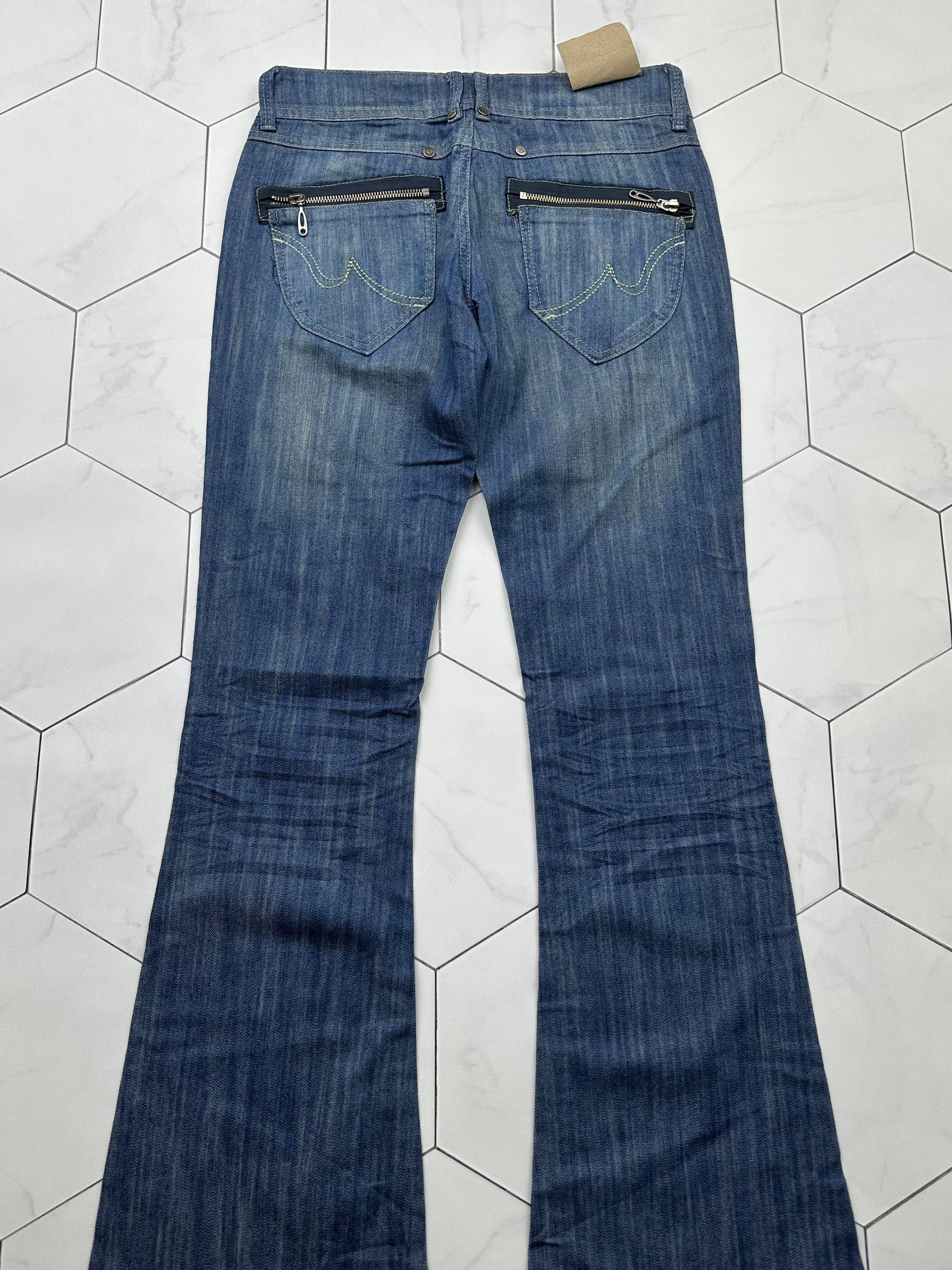 Japanese Brand Vintage Flare Jeans (B605)E2 Size 25" / US 0 / IT 36 - 5 Thumbnail