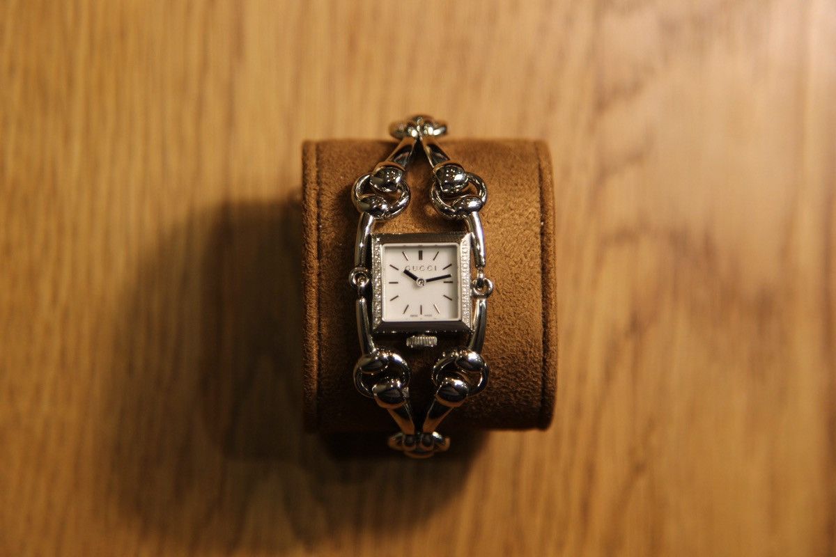 Gucci Vintage diamond Gucci horsebit watch Size ONE SIZE - 1 Thumbnail