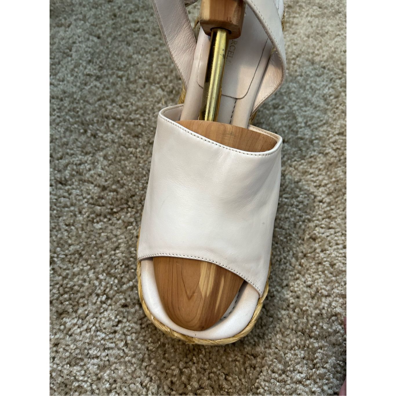 Paloma Bercelo Paloma Barceló Clama Jute-Wedge Sandals Glacial Pink, Sz EU Size US 9 / IT 39 - 12 Thumbnail
