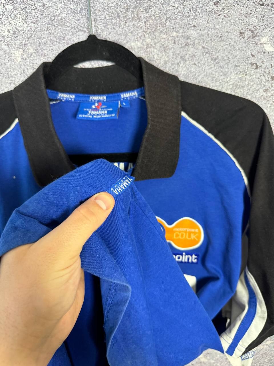 Vintage × Yamaha Vintage Yamaha Rob Mac Racing Superbike Moto Polo Shirt Size US L / EU 52-54 / 3 - 15 Thumbnail
