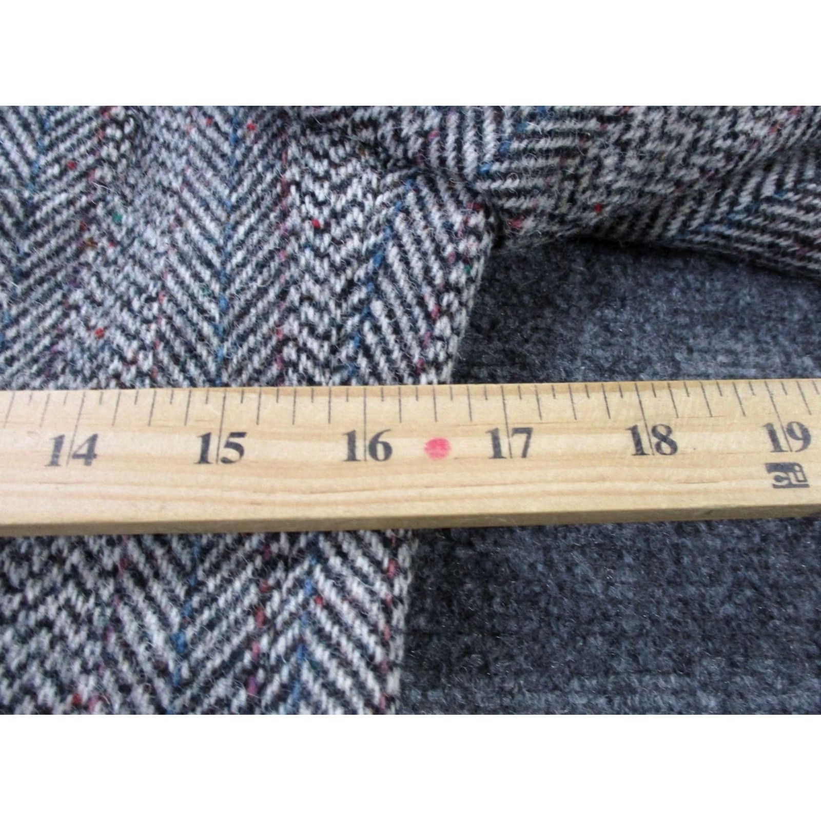 Harris Tweed Harris Tweed Jacket Womens 10 Gray Wool Tweed Blazer Business Suit Jacket, Regular, Gray, 10, Womens Size L / US 10 / IT 46 - 5 Thumbnail