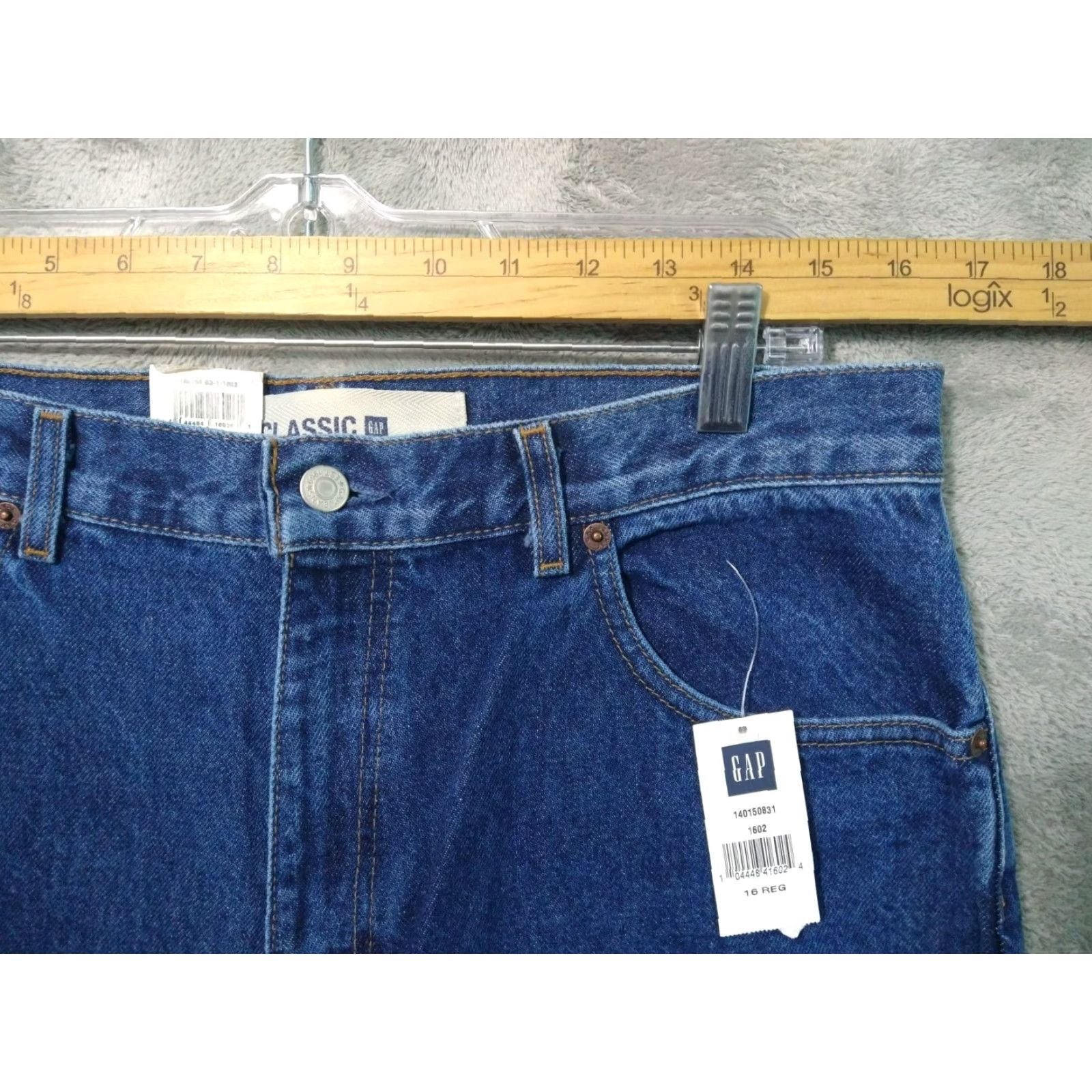 Gap VINTAGE Gap Jeans Women 16 Blue Denim Classic Stonewashed Tapered 90s 80s Vintage Size 38" / US 16 / IT 52 - 3 Thumbnail