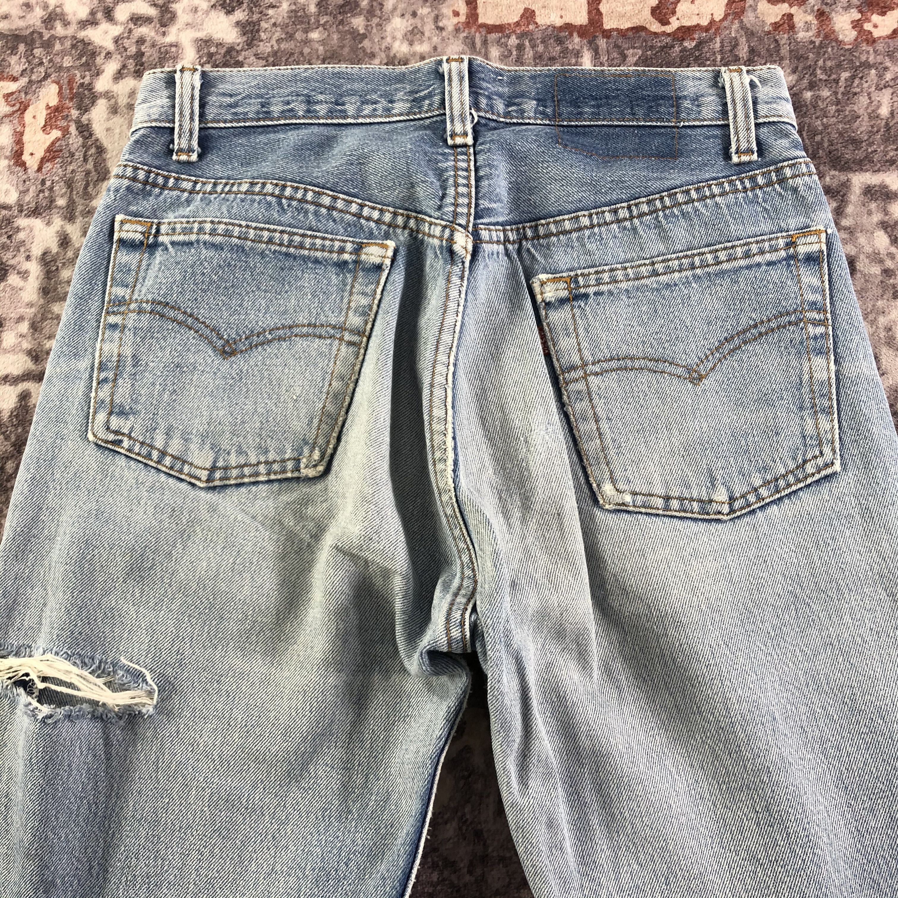 Levi's 90s Vintage Distress Levis 501 Jeans-JM3287 Size US 29 - 5 Thumbnail