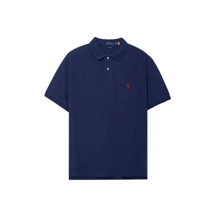 Polo Ralph Lauren Polo Ralph Lauren Men's Classic Solid Short - Sleeve Polo Shirt Size US L / EU 52-54 / 3 - 1 Thumbnail