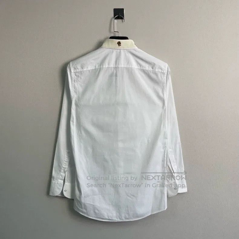 Gucci Gucci Size39 Embroidered golden bee long-sleeved shirt Size US XXS / EU 40 - 2 Thumbnail