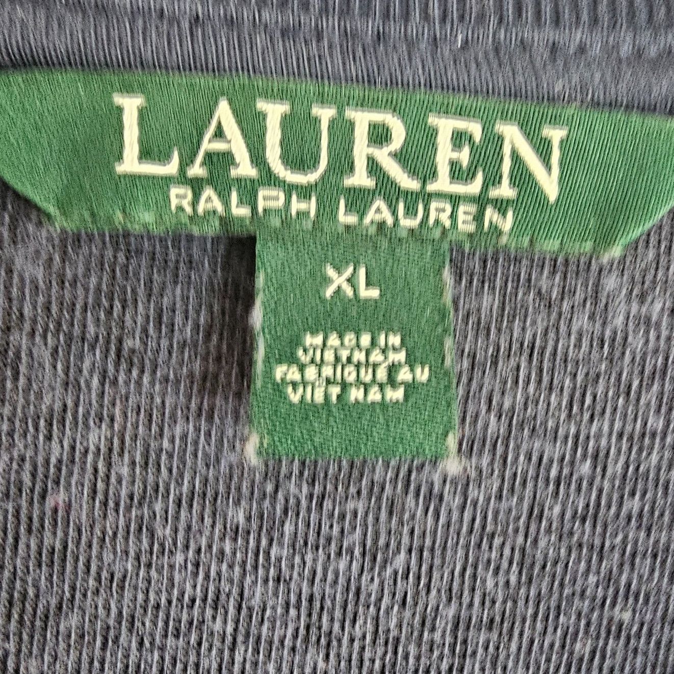 Lauren Ralph Lauren Lauren Ralph Lauren Womens Velour Full Zip Sweater Jacket XL Size XL / US 12-14 / IT 48-50 - 6 Thumbnail