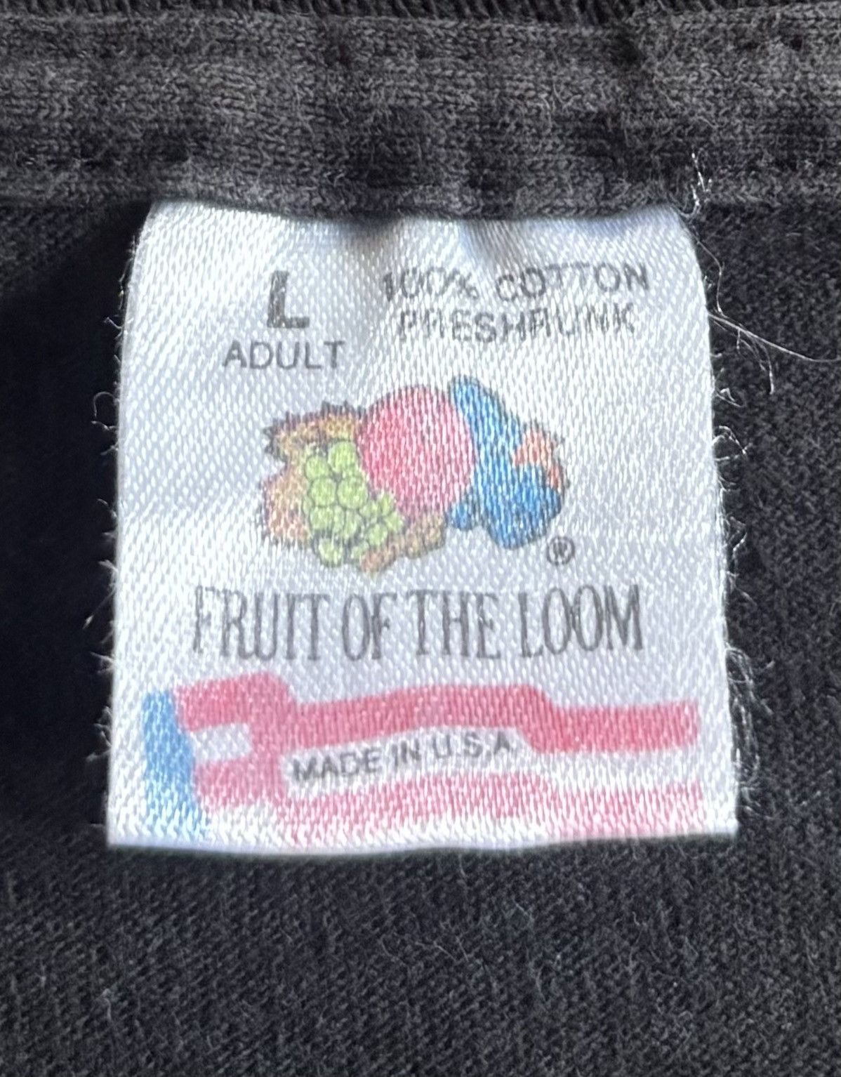 Fruit Of The Loom Vintage 90s FRUIT OF THE LOOM T-Shirt Size US L / EU 52-54 / 3 - 5 Thumbnail
