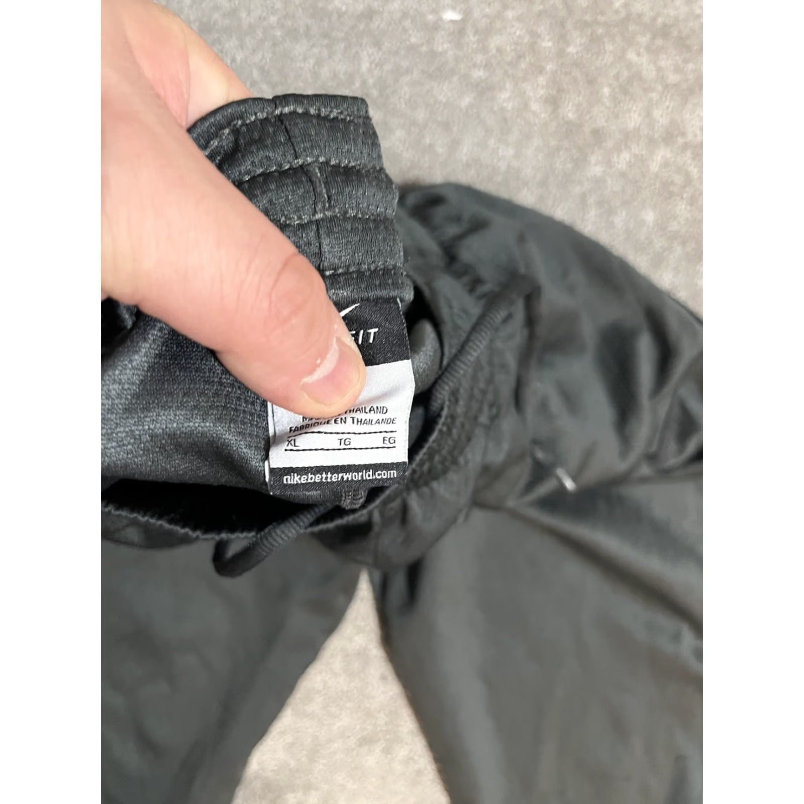 Nike Nike Basketball Sweatpants XL Men Gray Drawstring Size US 36 / EU 52 - 5 Thumbnail