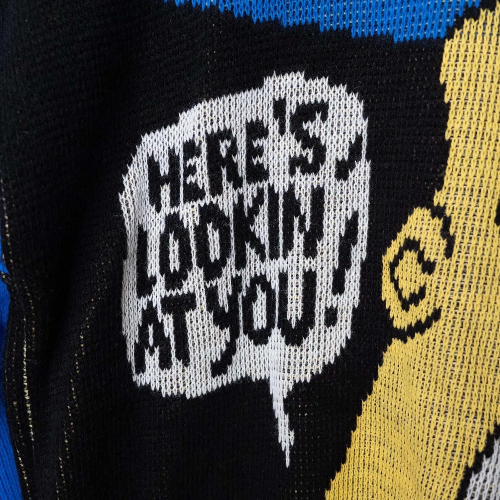 Other Vintage Simpsons Sweater 1990s Hot Cashews Men’s Small Blue Size US S / EU 44-46 / 1 - 4 Thumbnail