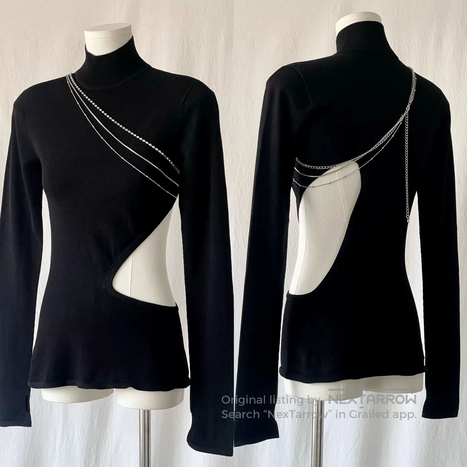 Issey Miyake Issey Miyake Black Long Sleeve Top. Size M / US 6-8 / IT 42-44 - 5 Thumbnail