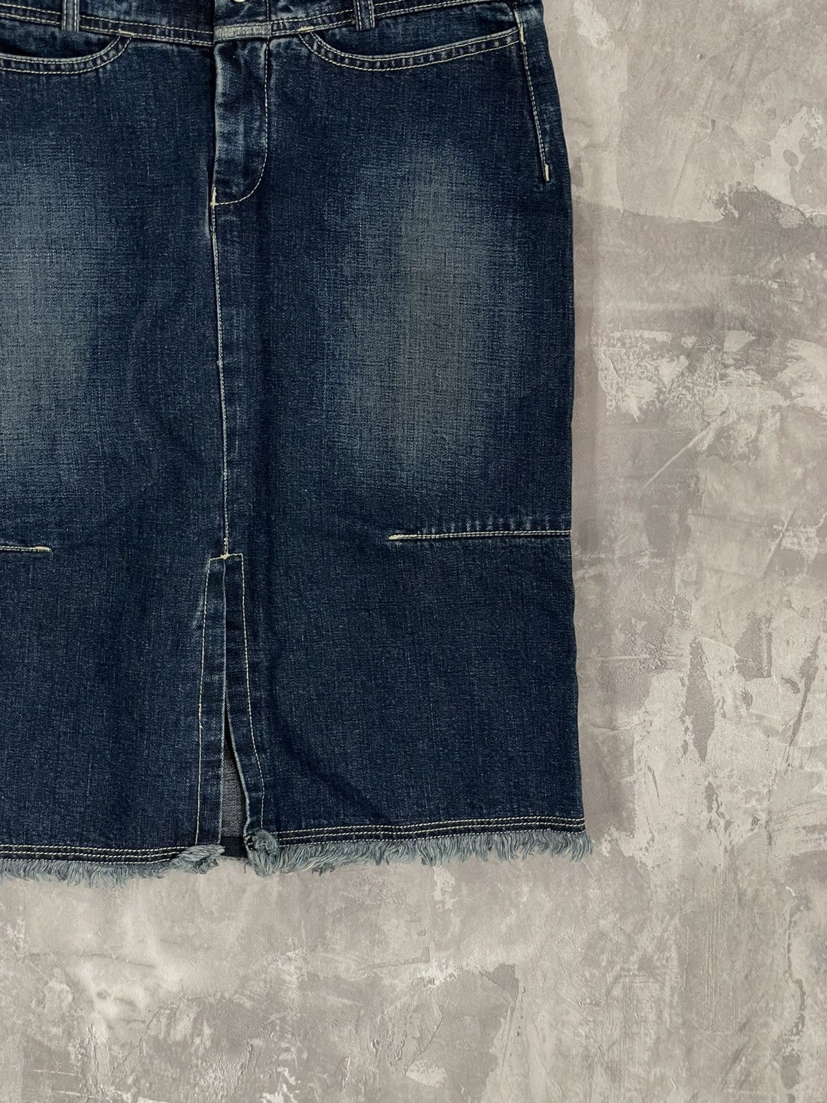 Marithe + Francois Girbaud Marithe Francois Girbaud Denim Y2K Skirt Size 26" / US 2 / IT 38 - 6 Thumbnail