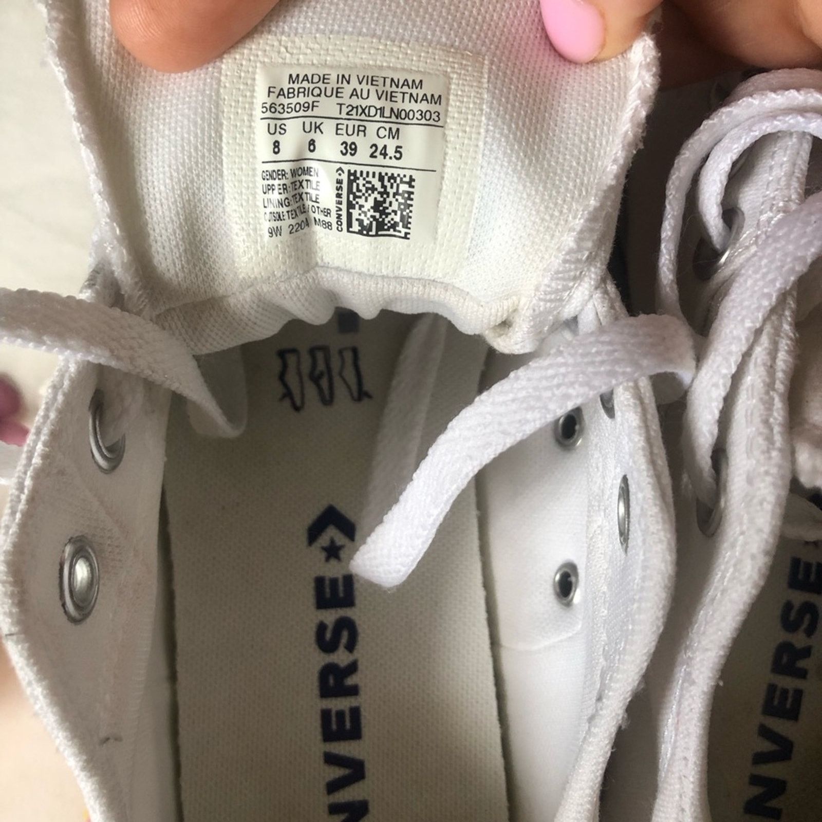 Converse Converse shoes chucks white low top size 8 Size US 8 / IT 38 - 10 Thumbnail