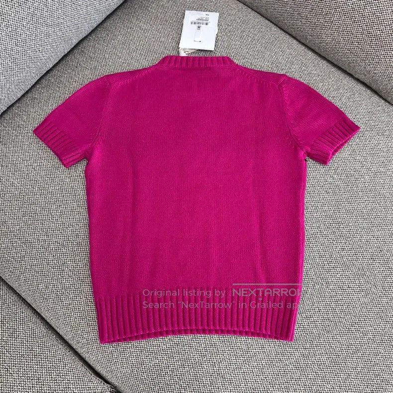 Dior Dior Lucky star letter logo knitted short sleeves Size XXS / US 00 / IT 34 - 2 Thumbnail